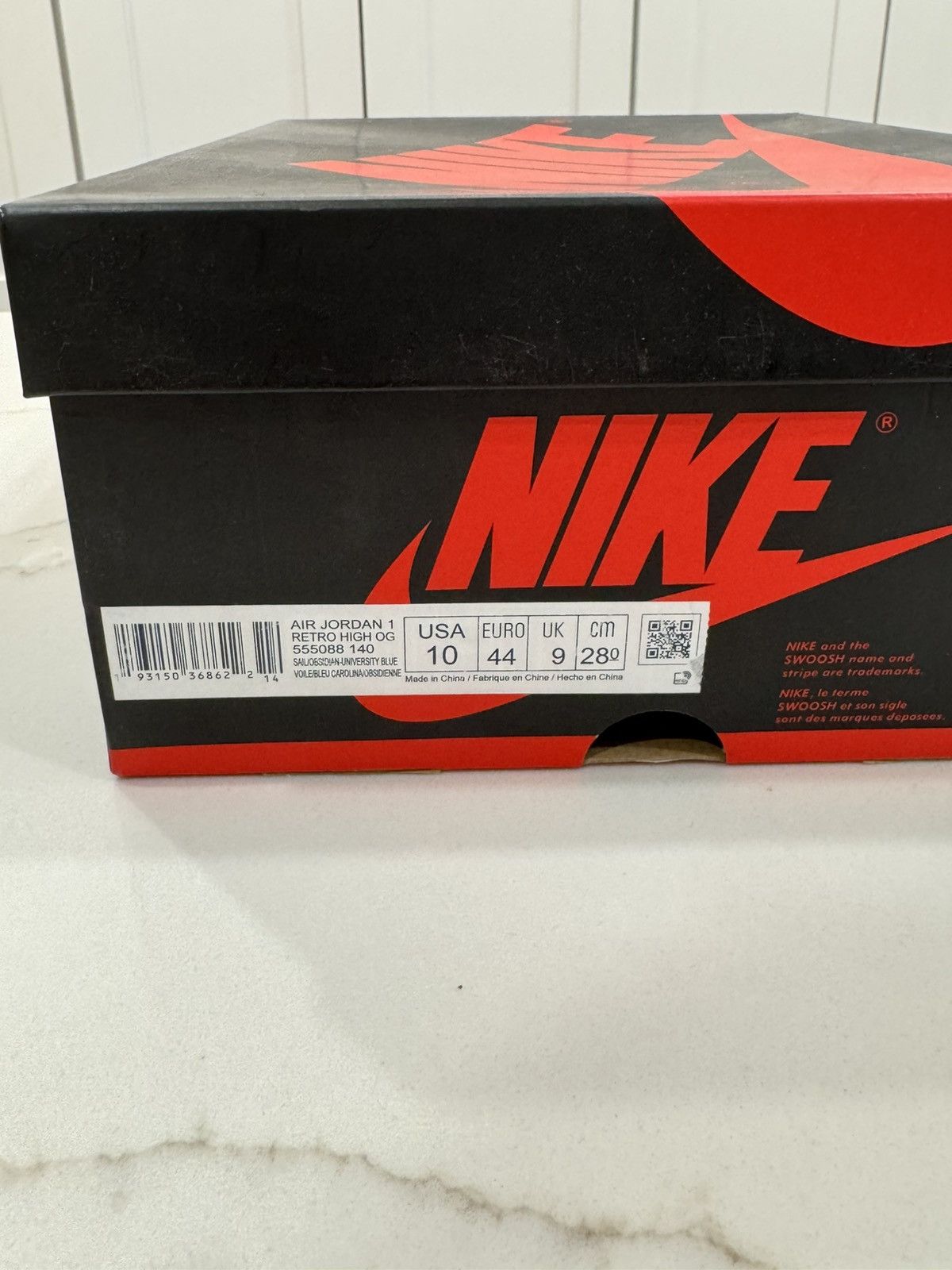 Jordan Brand × Nike Air Jordan 1 Retro High “Obsidian” Size US 10 / EU 43 - 8 Thumbnail