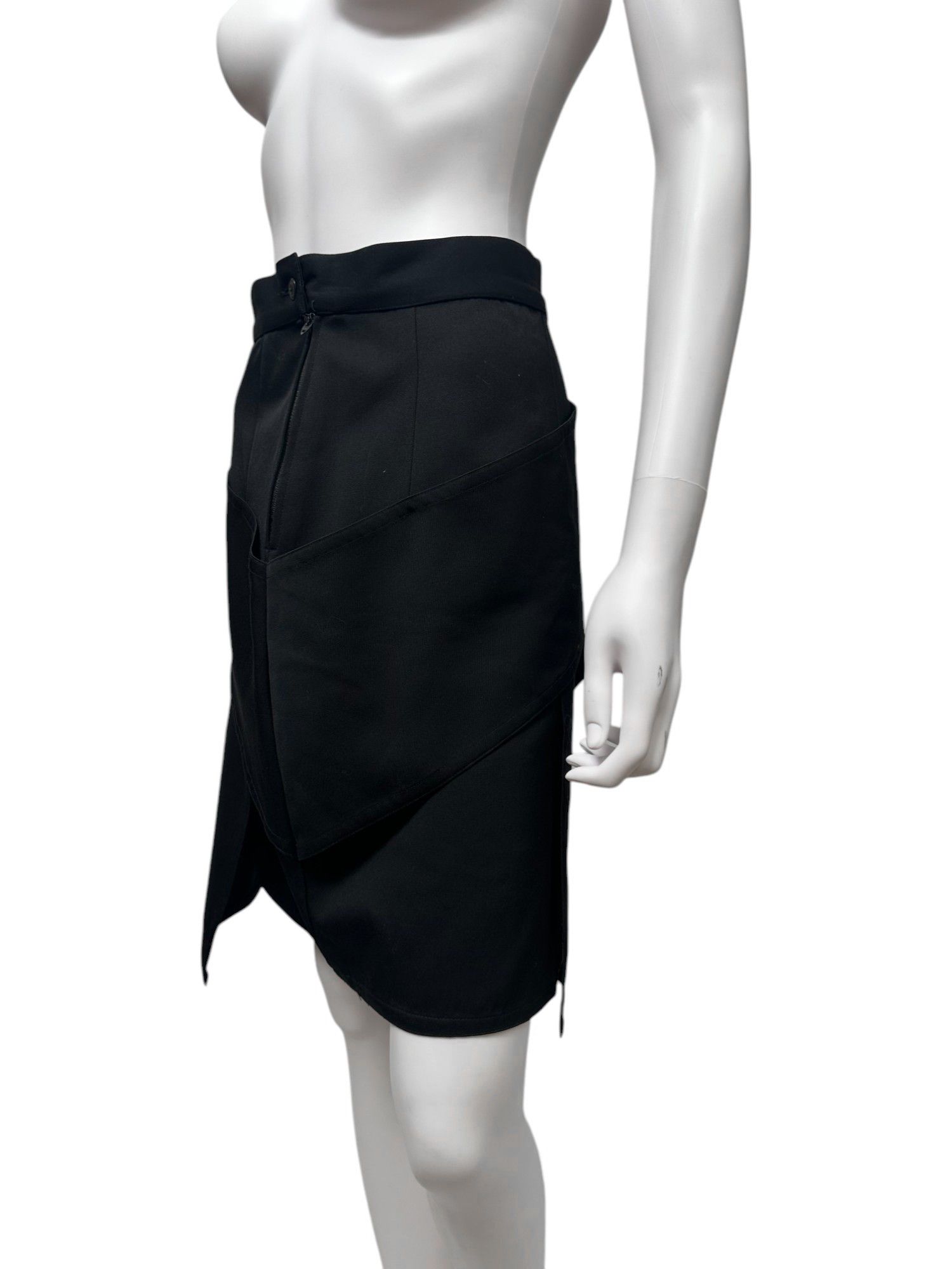 Versace SS87 Asymmetrical Skirt Size 28" / US 6 / IT 42 - 2 Thumbnail