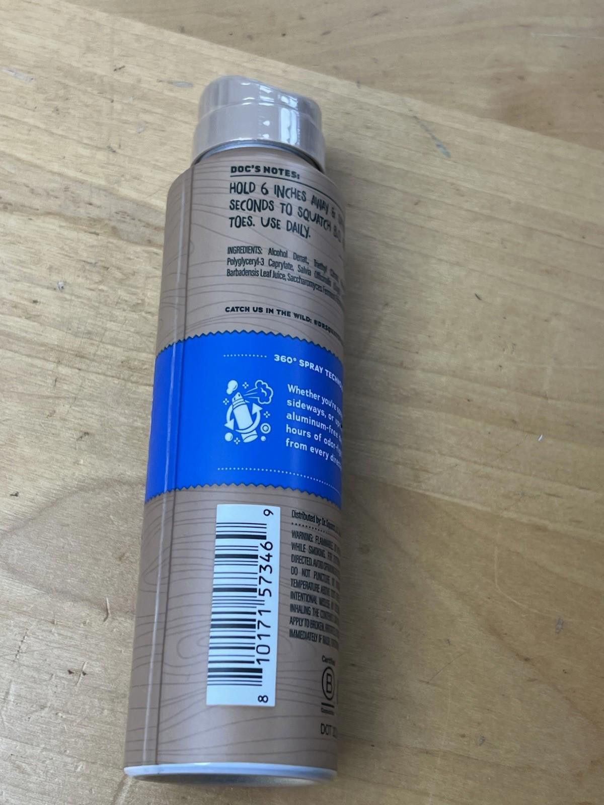 Other Dr. Squatch Spray Deodorant Aluminum Free Fresh Falls 4 oz Size ONE SIZE - 6 Thumbnail