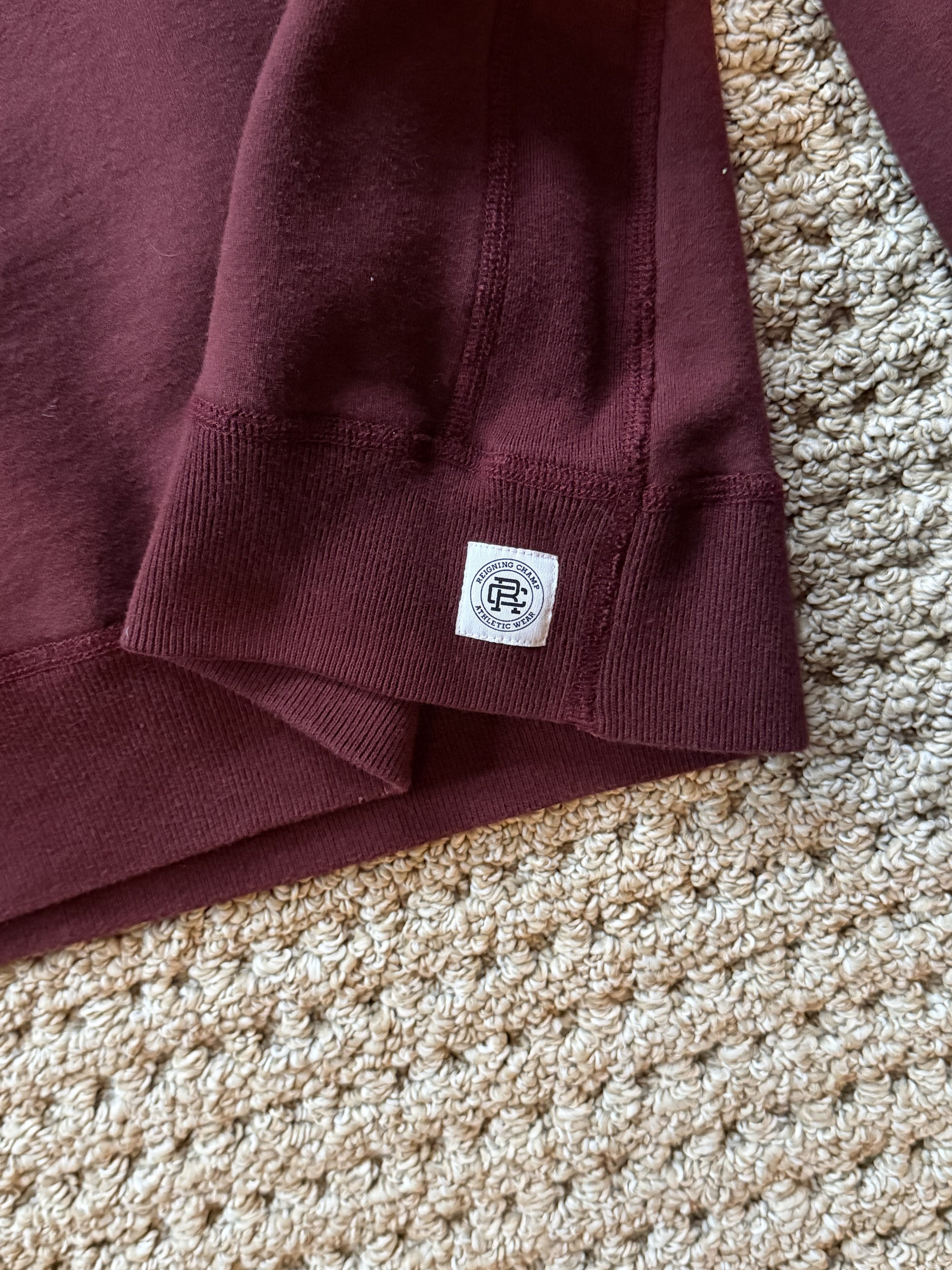 Reigning Champ Made in CA Reigning Champ Midweight Hoodie size L Crimson Size US L / EU 52-54 / 3 - 2 Thumbnail