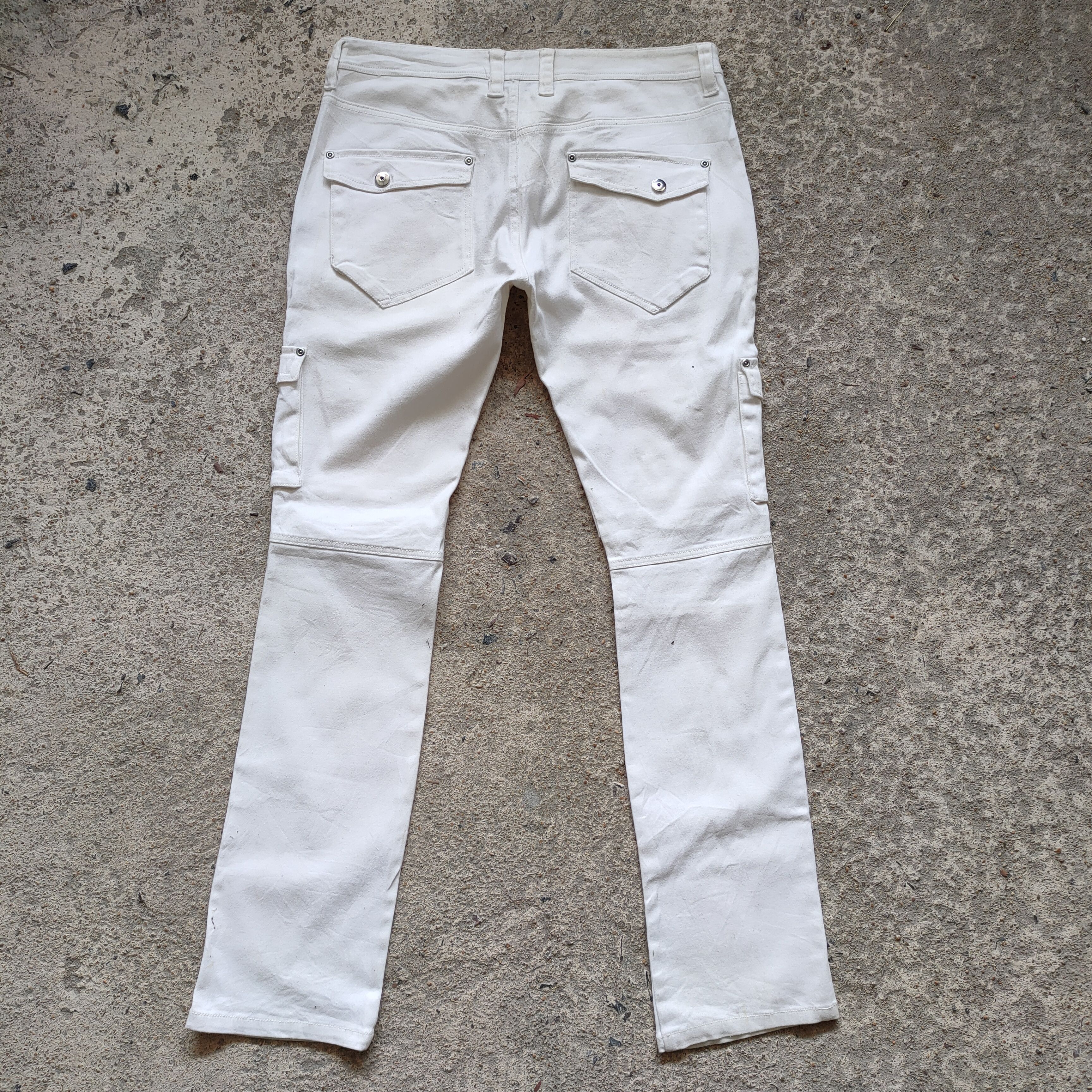In The Attic × White's Boots IN THE ATTIC WHITE MULTIPOCKET CARGO PANTS Size US 32 / EU 48 - 7 Thumbnail