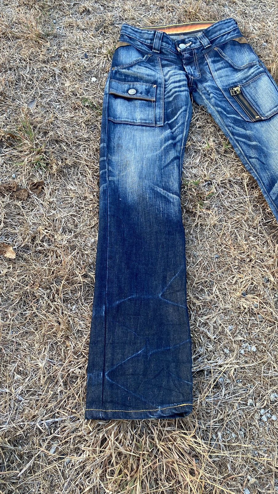 Edwin Edwin Blue Trip Jeans Front Pocket Nice Design Size US 29 - 2 Thumbnail