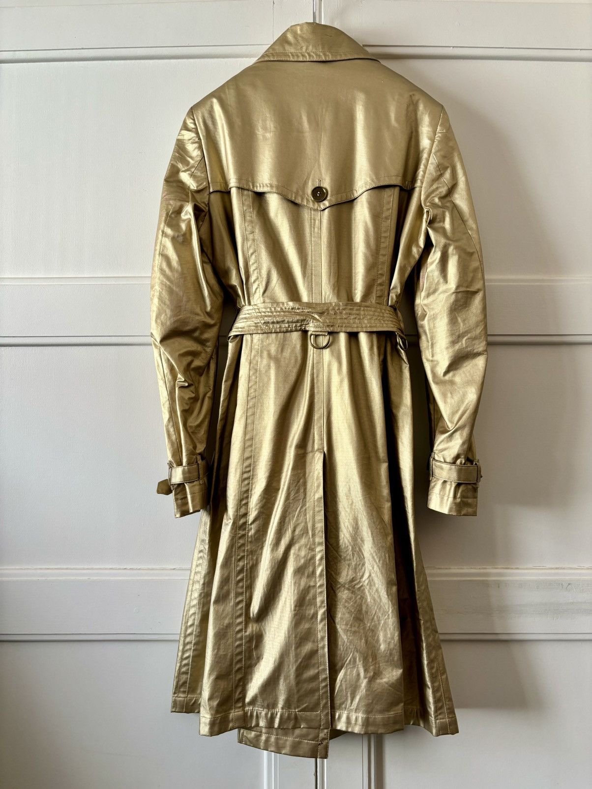Burberry Gold Burberry Trenchcoat Size M / US 6-8 / IT 42-44 - 2 Thumbnail