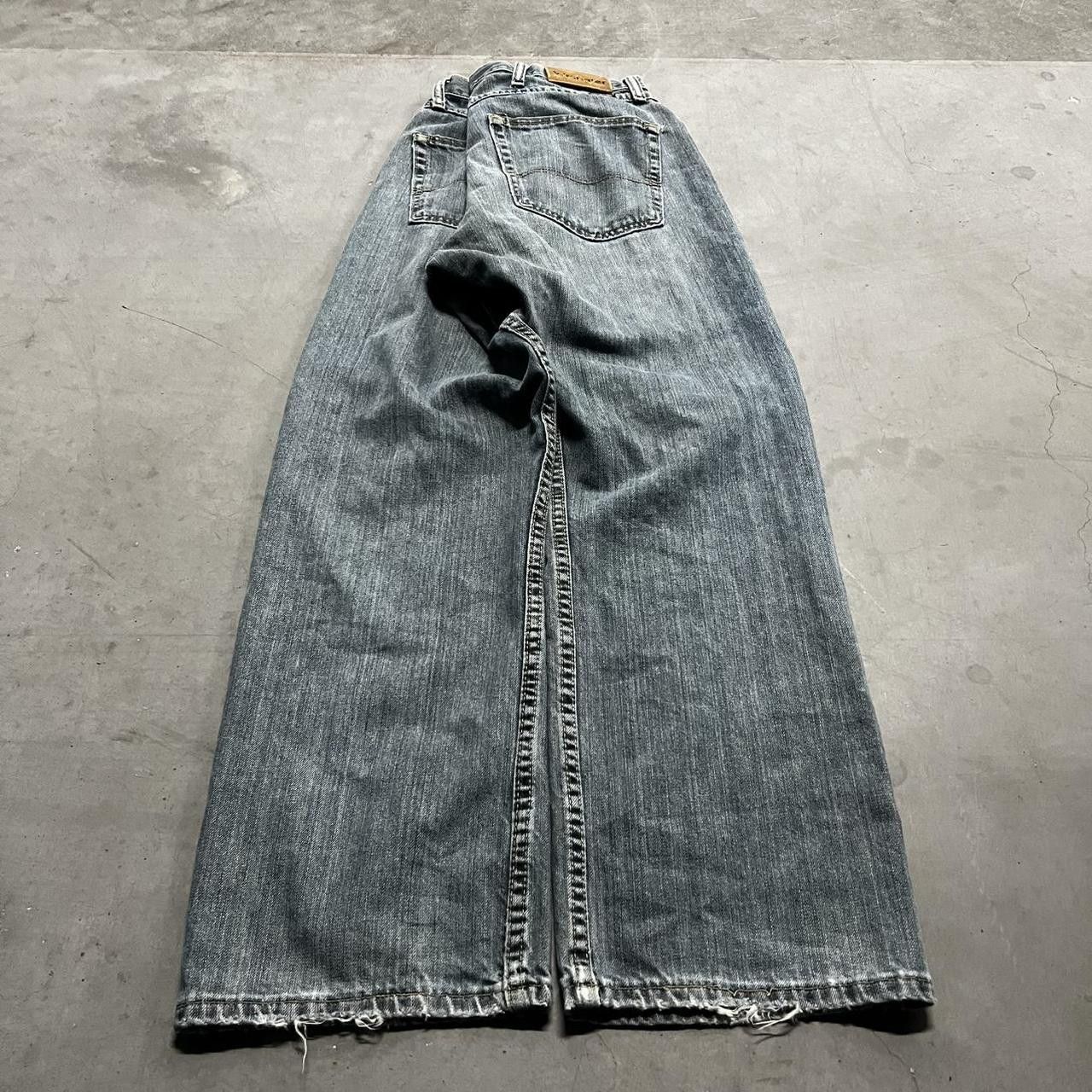 Japanese Brand × Vintage Vintage Y2K Grunge Skater Medium wash Denim Jeans! Size US 34 / EU 50 - 6 Thumbnail