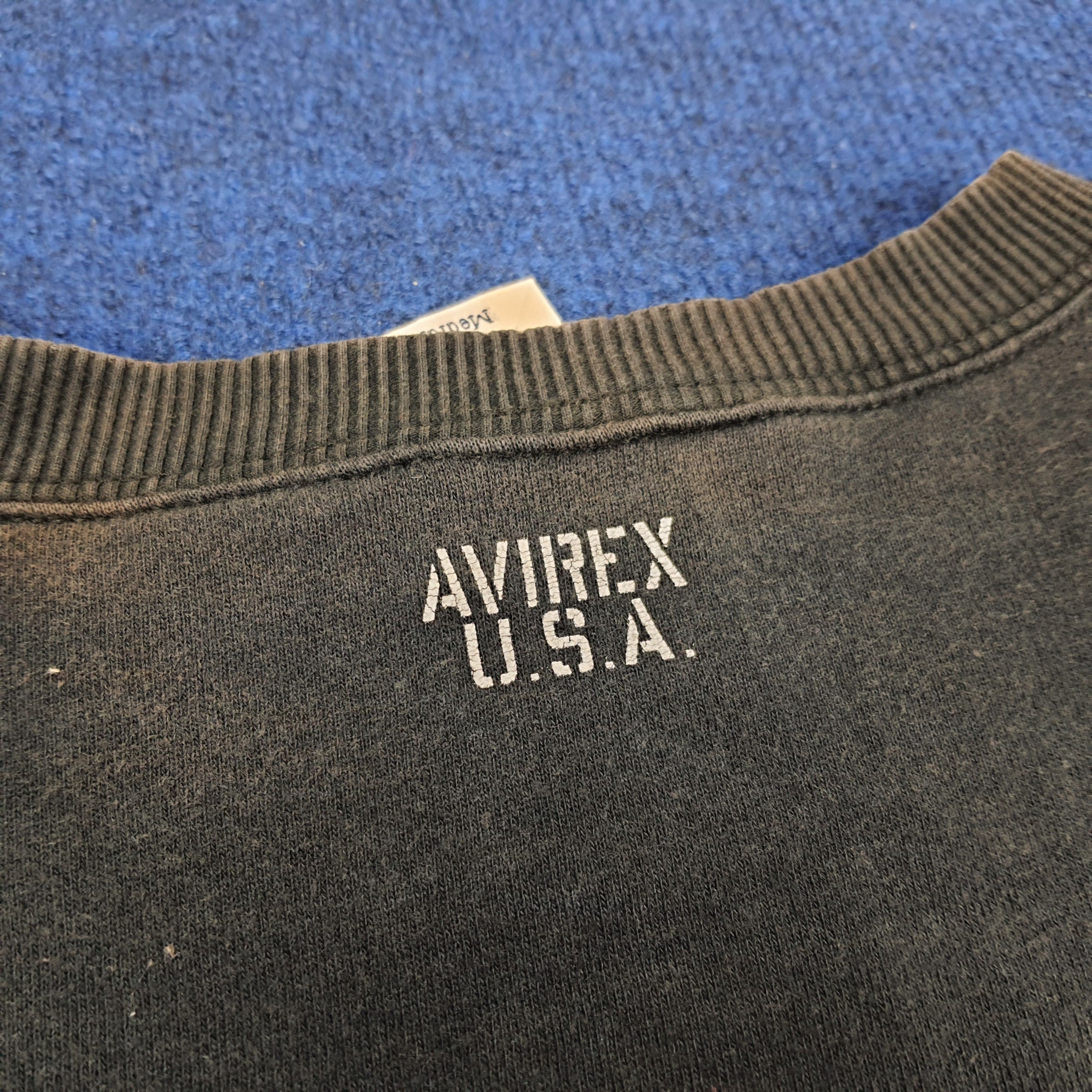 Avirex × Vintage Vintage AVIREX Streetwear Spell Out Sweatshirt Size US S / EU 44-46 / 1 - 4 Thumbnail