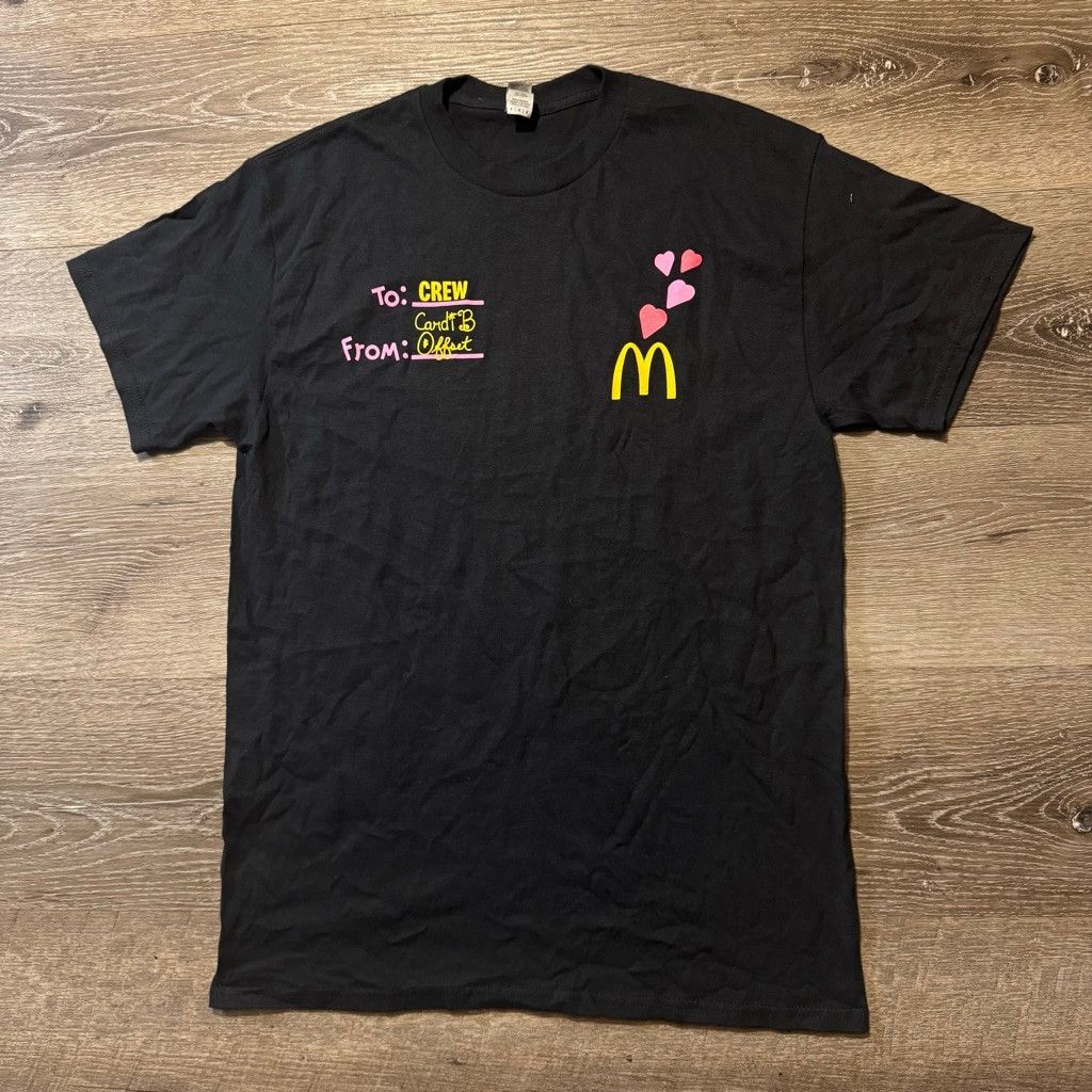 Other Cardi B Offset X McDonald's Short Sleeve Shirt Medium Size US M / EU 48-50 / 2 - 1 Thumbnail