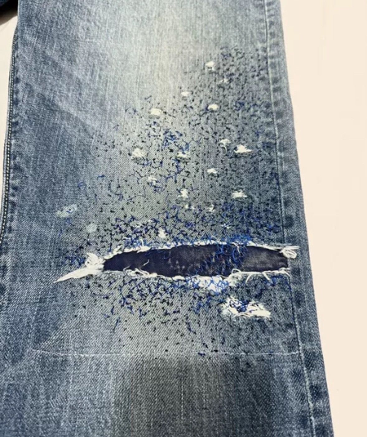 Kapital Kapital wash destroys prickly jeans 2412-Nextarrow Size US 32 / EU 48 - 5 Thumbnail