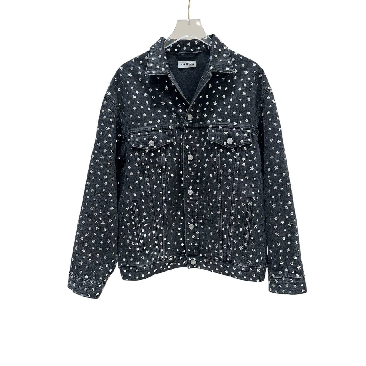 Balenciaga Balenciaga Grey Denim Jacket - Women's Size 34 Size XS / US 0-2 / IT 36-38 - 1 Thumbnail