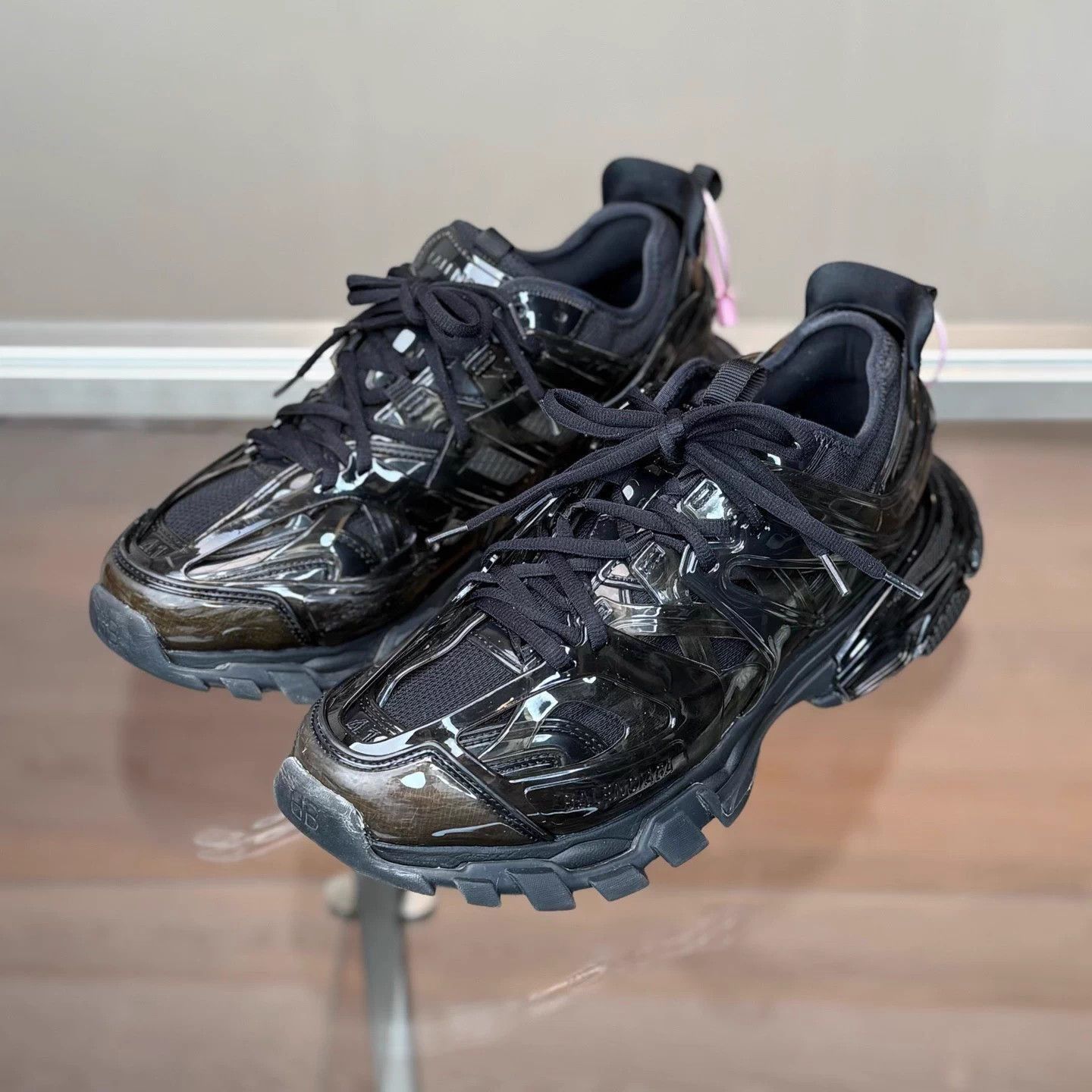 Balenciaga Black Low-Top Sneakers Size 8 Size US 8 / EU 41 - 1 Thumbnail