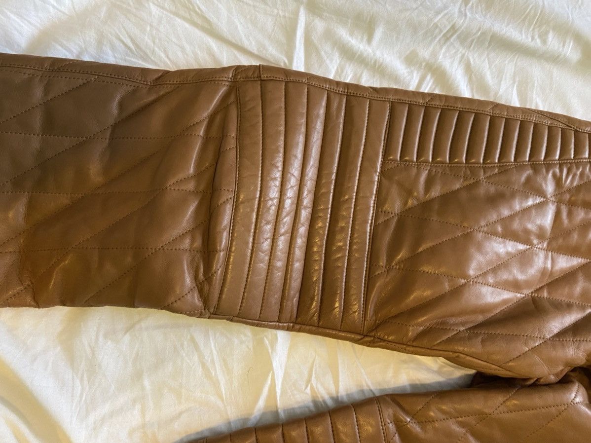 Gucci UNREAL CONDITION- Gucci by Tom Ford quilted moto pants Size US 32 / EU 48 - 9 Thumbnail