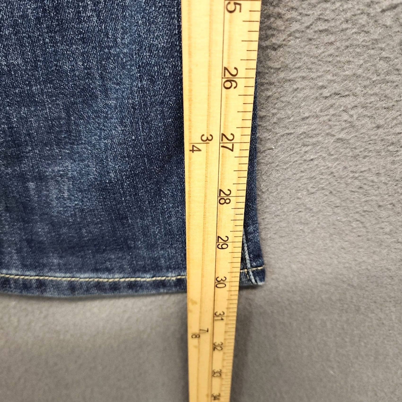 Levi's Levi's Signature Jeans Womens Boots Blue Mid Rise 28x30 28in Inseam 5-Pocket Stretch Denim Jeans Mens Girls Size 28" / US 6 / IT 42 - 4 Thumbnail