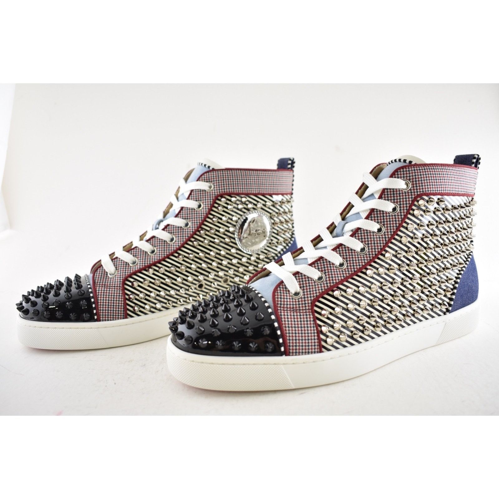 Christian Louboutin Christian Louboutin Louis Orlato Flat Spike Black White Size US 11 / EU 44 - 10 Thumbnail