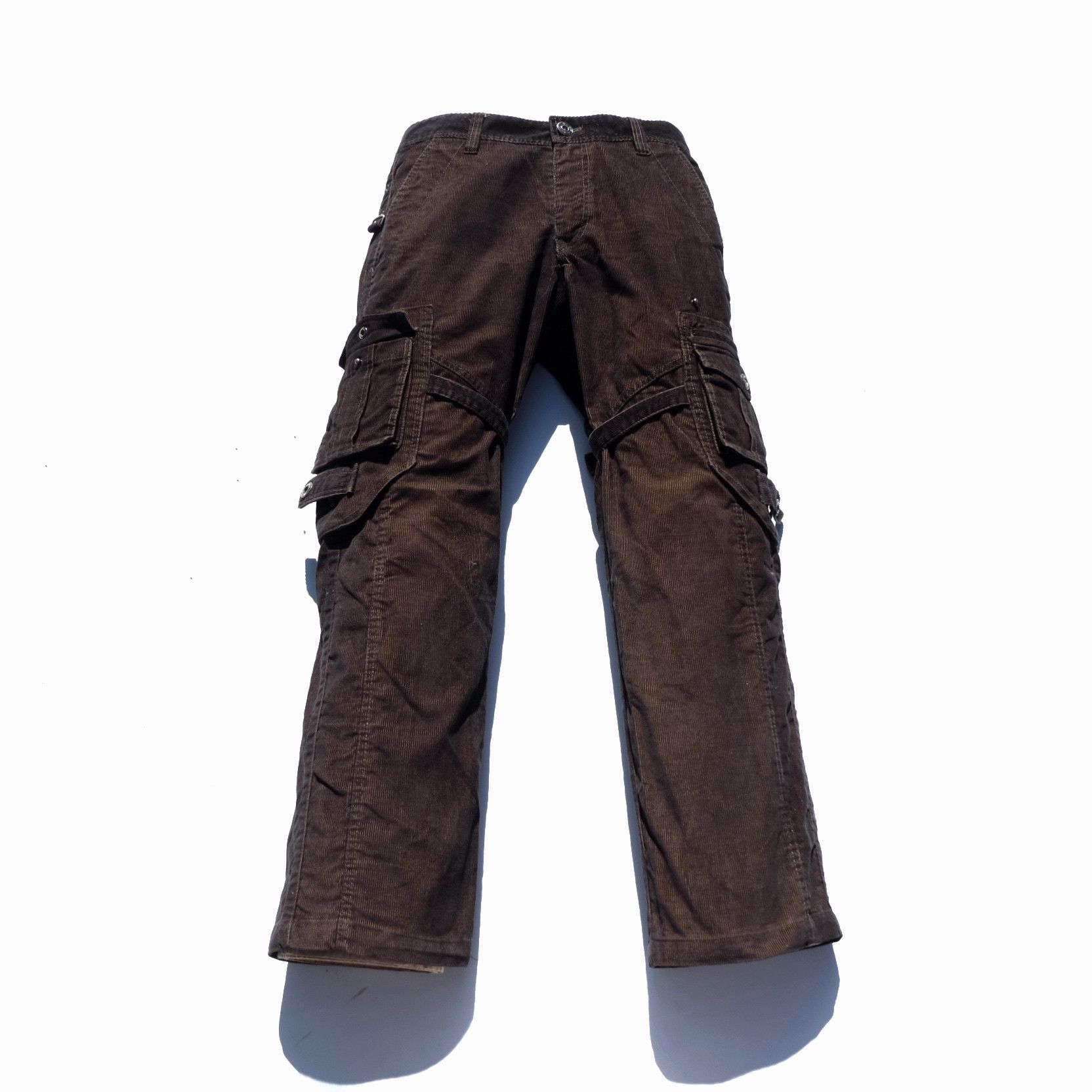 Japanese Brand × PPFM × Tornado Mart LITMUS corduroy bondage cargo pants Size US 32 / EU 48 - 1 Thumbnail