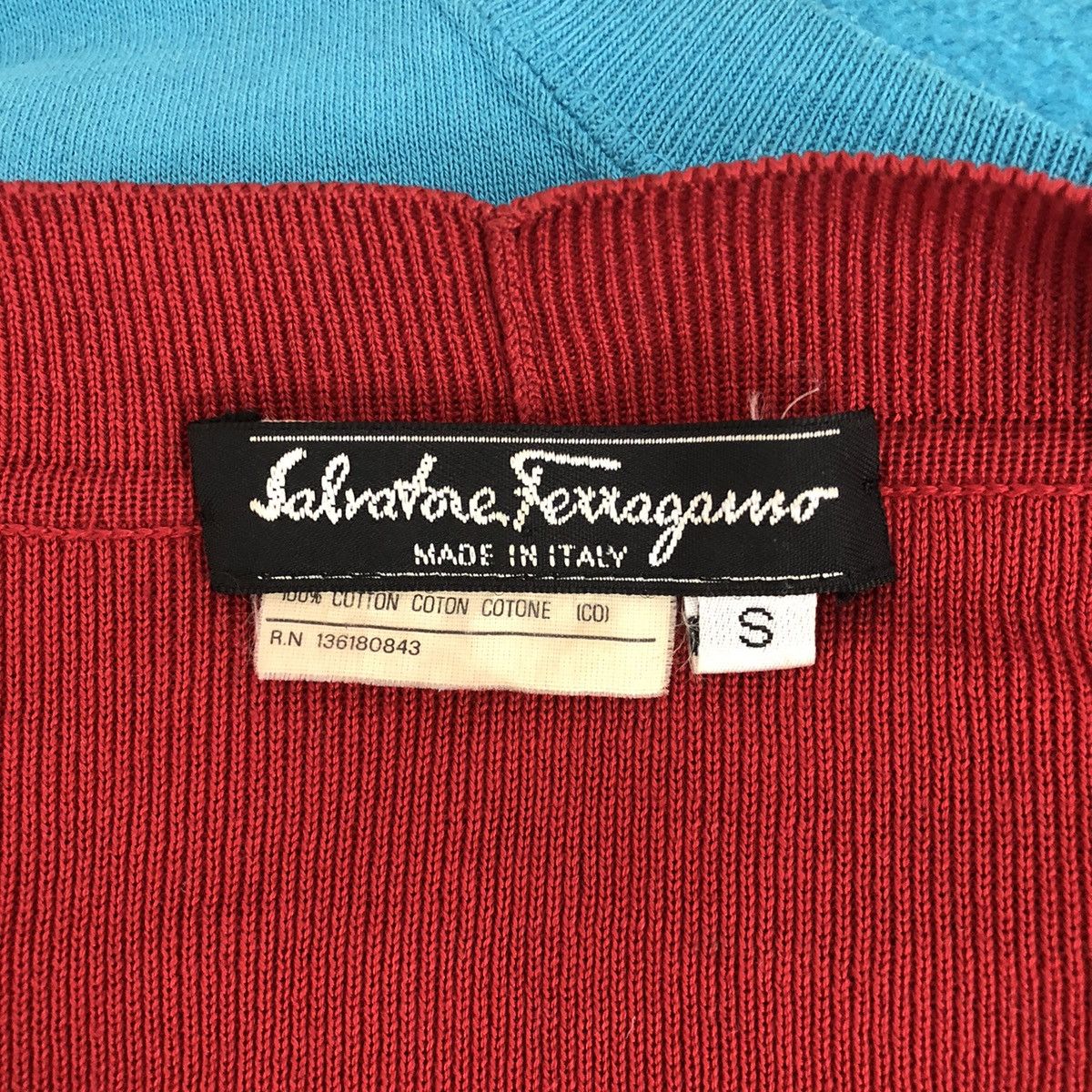 Salvatore Ferragamo SALVATO FERRAGAMO Red Cardigan Sweater Size US S / EU 44-46 / 1 - 7 Thumbnail