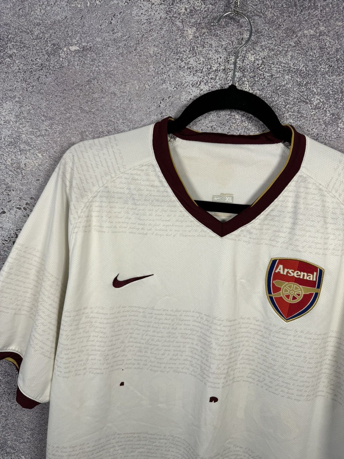 Nike × Vintage Vintage Arsenal 2007/08 Away Nike Soccer Jersey Blokcore XL Size US XL / EU 56 / 4 - 4 Thumbnail