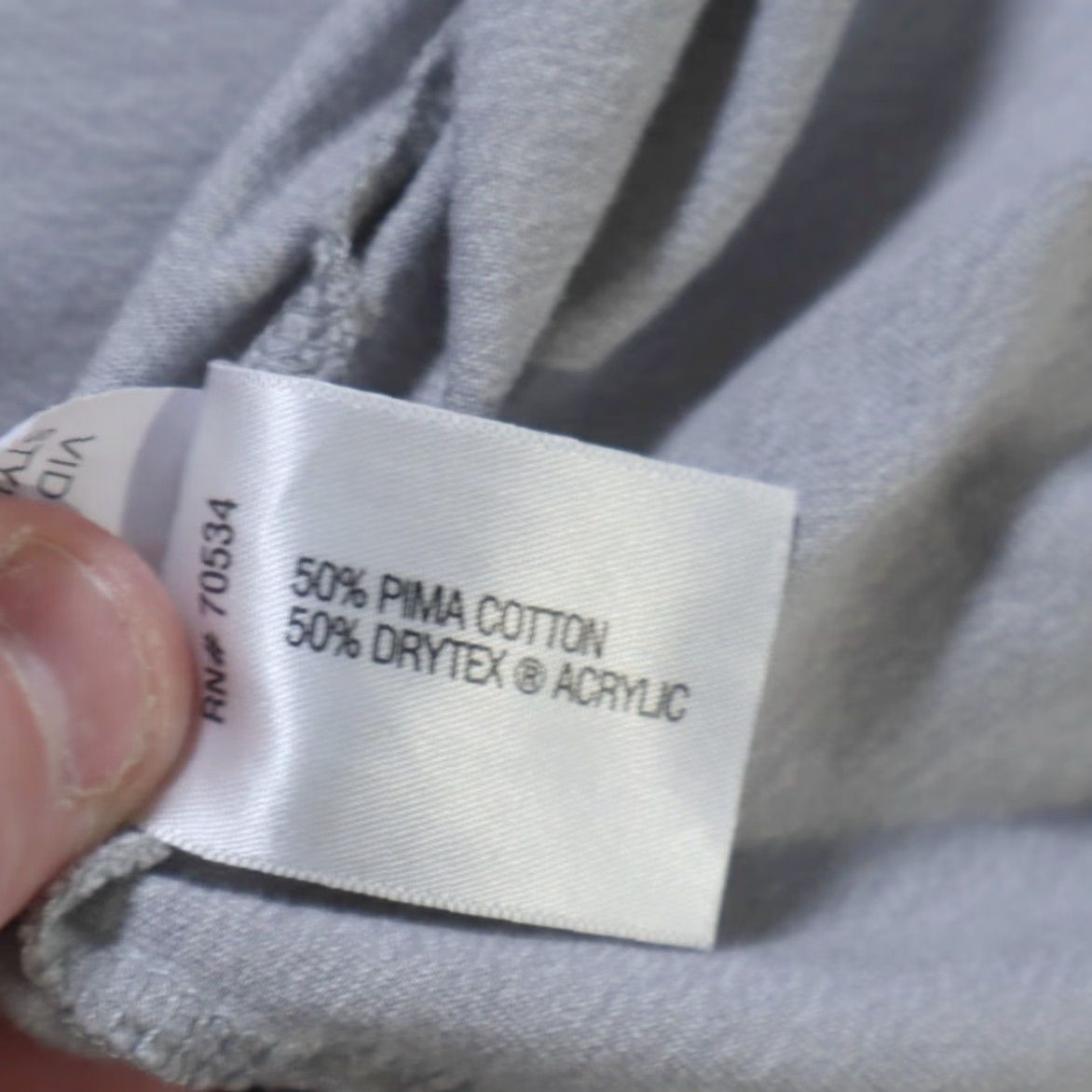 Orvis VINTAGE Orvis Drytex Pima Cotton Blend Solid Polo Shirt Gray Men's 2XL Size US XXL / EU 58 / 5 - 7 Thumbnail