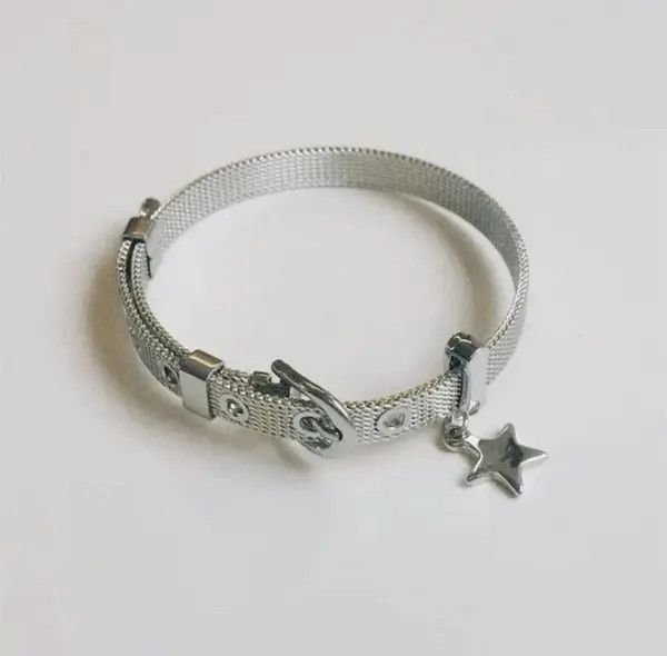 Jewelry Y2K Harajuku Star Charms Titanium Steel Belt Bracelet Size ONE SIZE - 4 Thumbnail