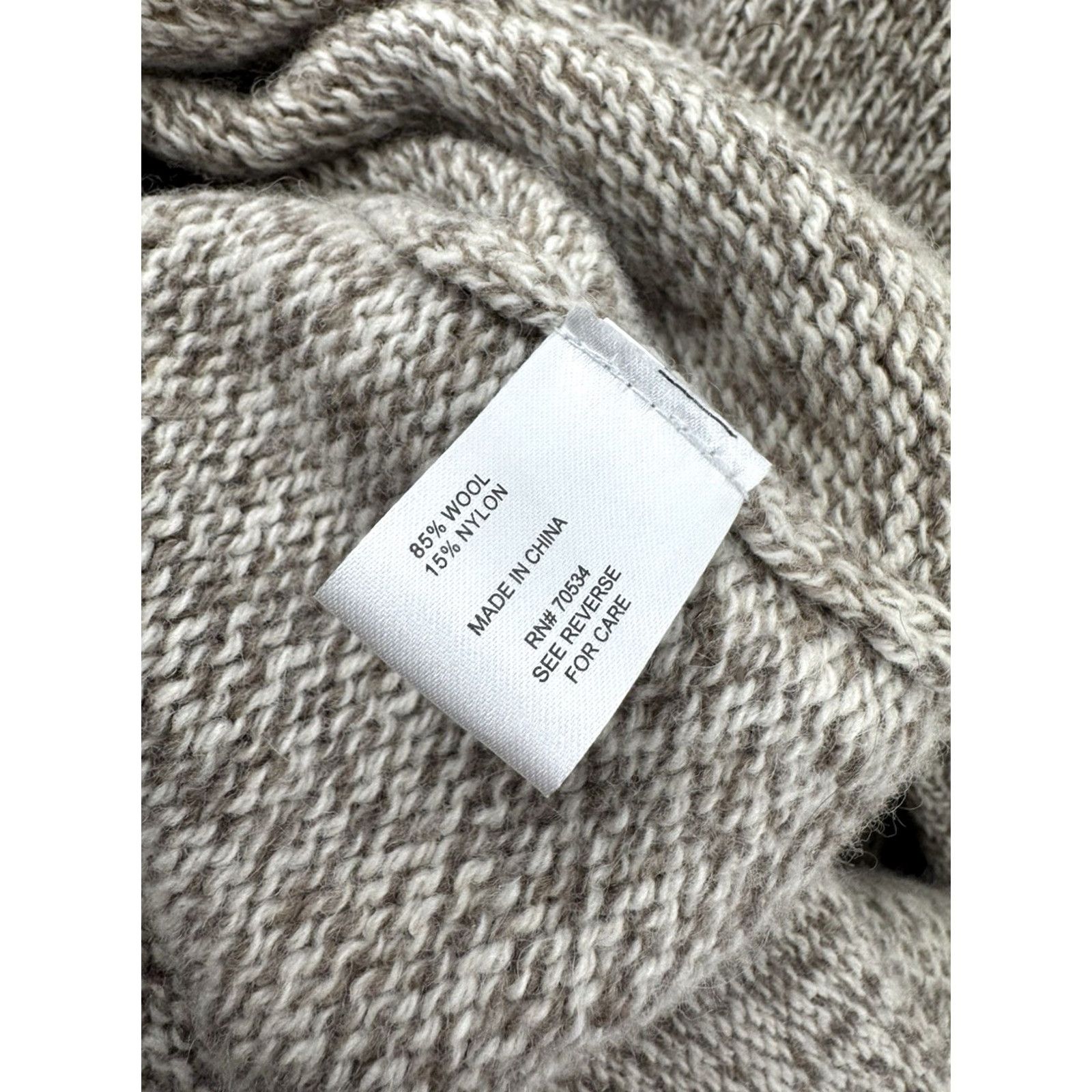 Orvis ORVIS Wool Button Collar Knit Fisherman Sweater L Mens Grayish Olive Beige Pullover Wool Knit RRB EXCELLENT Size US L / EU 52-54 / 3 - 6 Thumbnail
