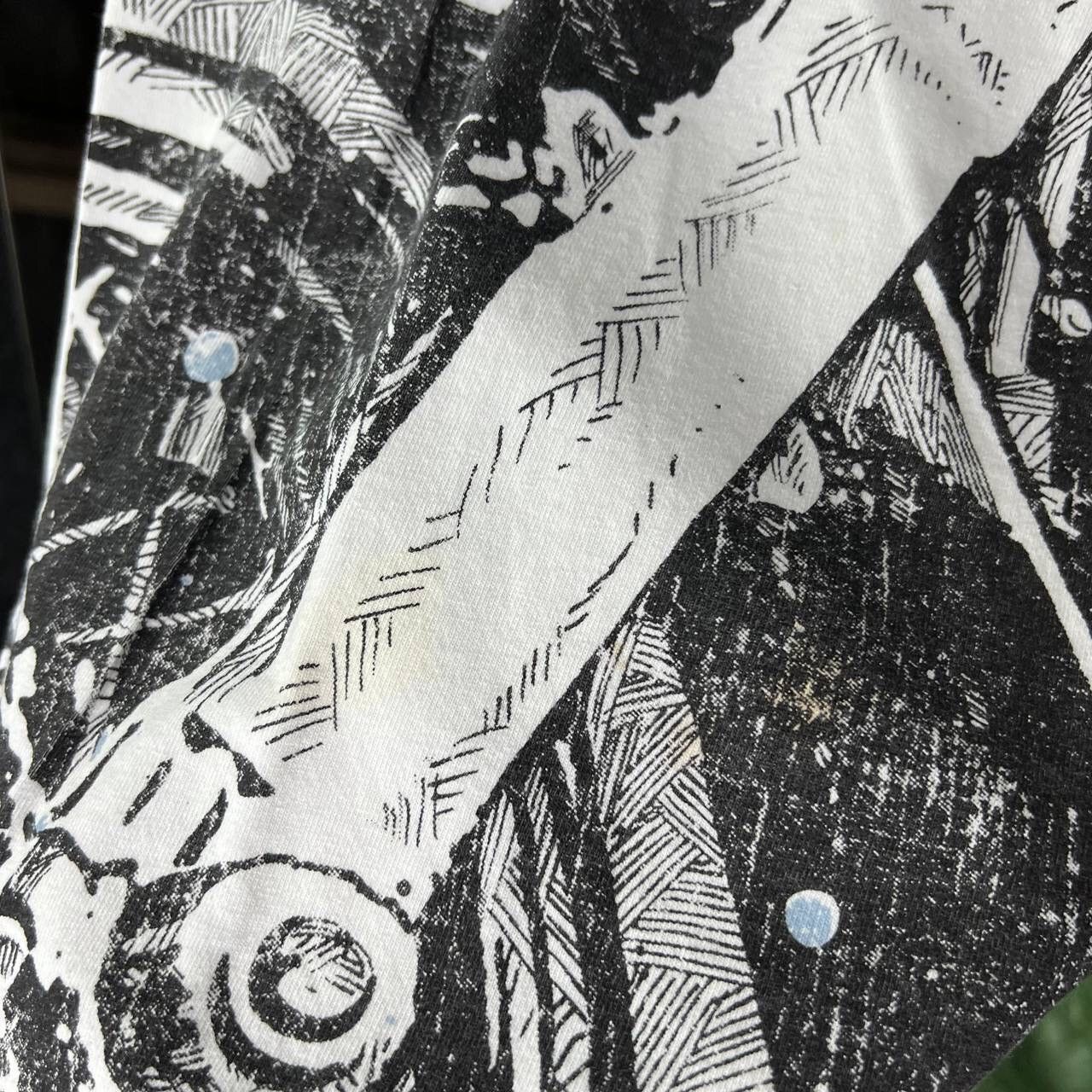 Vintage Y2k Tee Over Print Skull Bike Vintage Rare T-shirt Size US M / EU 48-50 / 2 - 6 Thumbnail