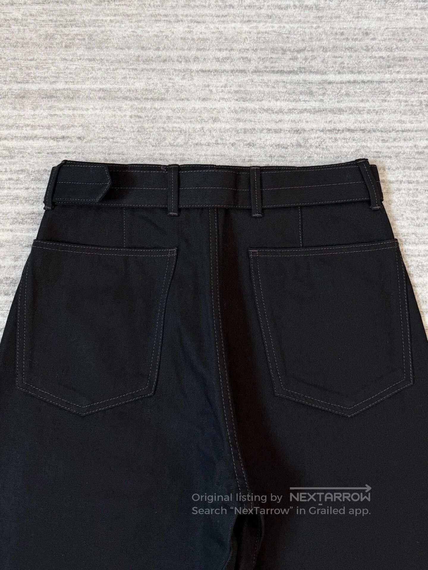 Other Lemaire Twisted Belted Wide Leg Pants. Size 22" - 5 Thumbnail