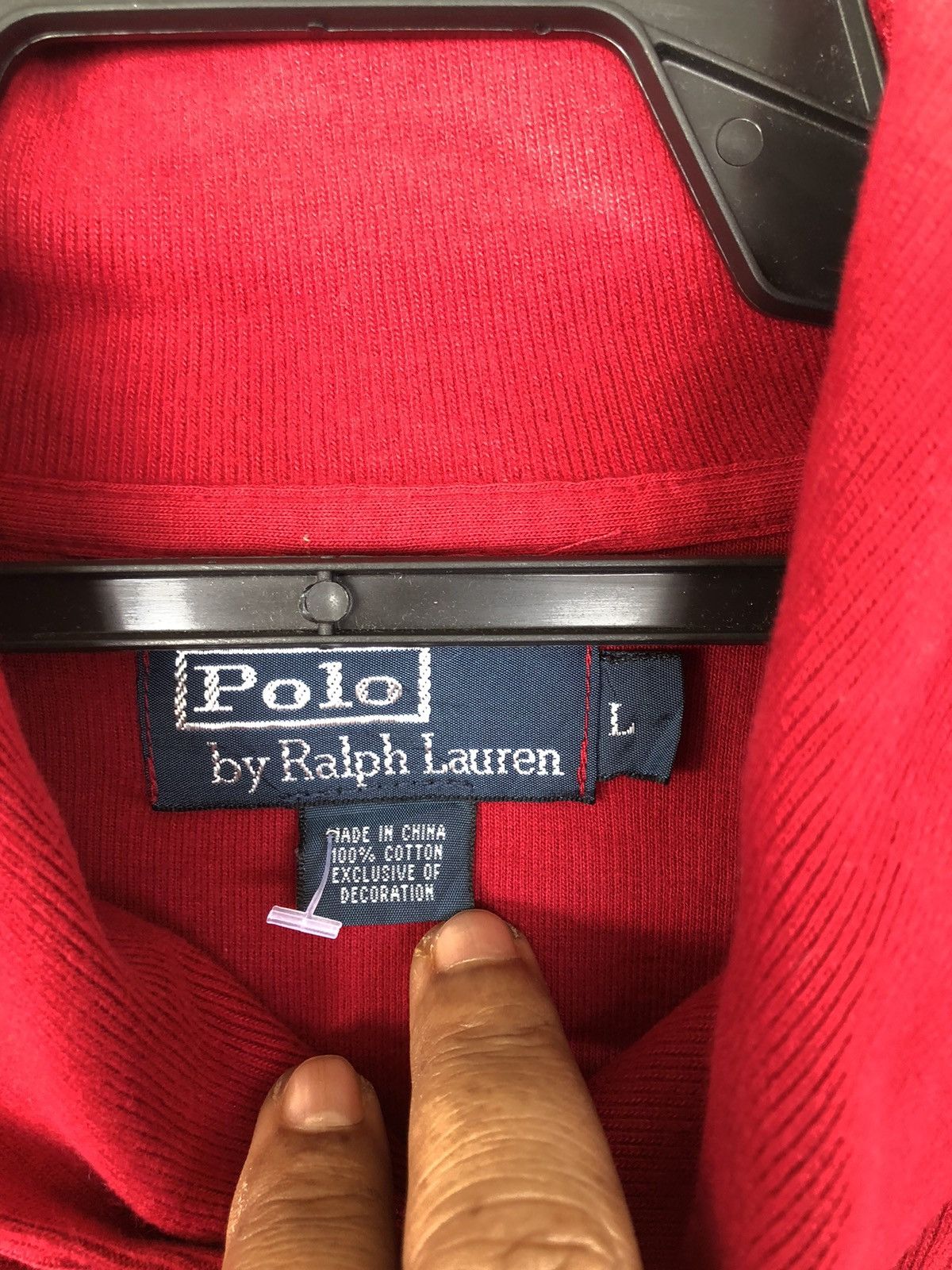 Polo Ralph Lauren Vintage POLO Ralph Lauren Shawl Collar Sweater Size US L / EU 52-54 / 3 - 10 Thumbnail