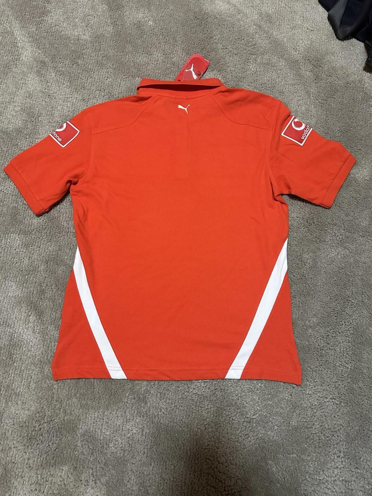 Ferrari NWT Puma Ferrari F1 Racing Jersey Polo Red Vintage Size M Size US M / EU 48-50 / 2 - 9 Thumbnail