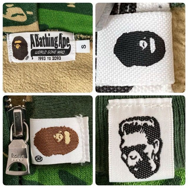 Bape BAPE FACE Logo Distortion Shark Full Zip Hoodie APE Size US S / EU 44-46 / 1 - 8 Thumbnail
