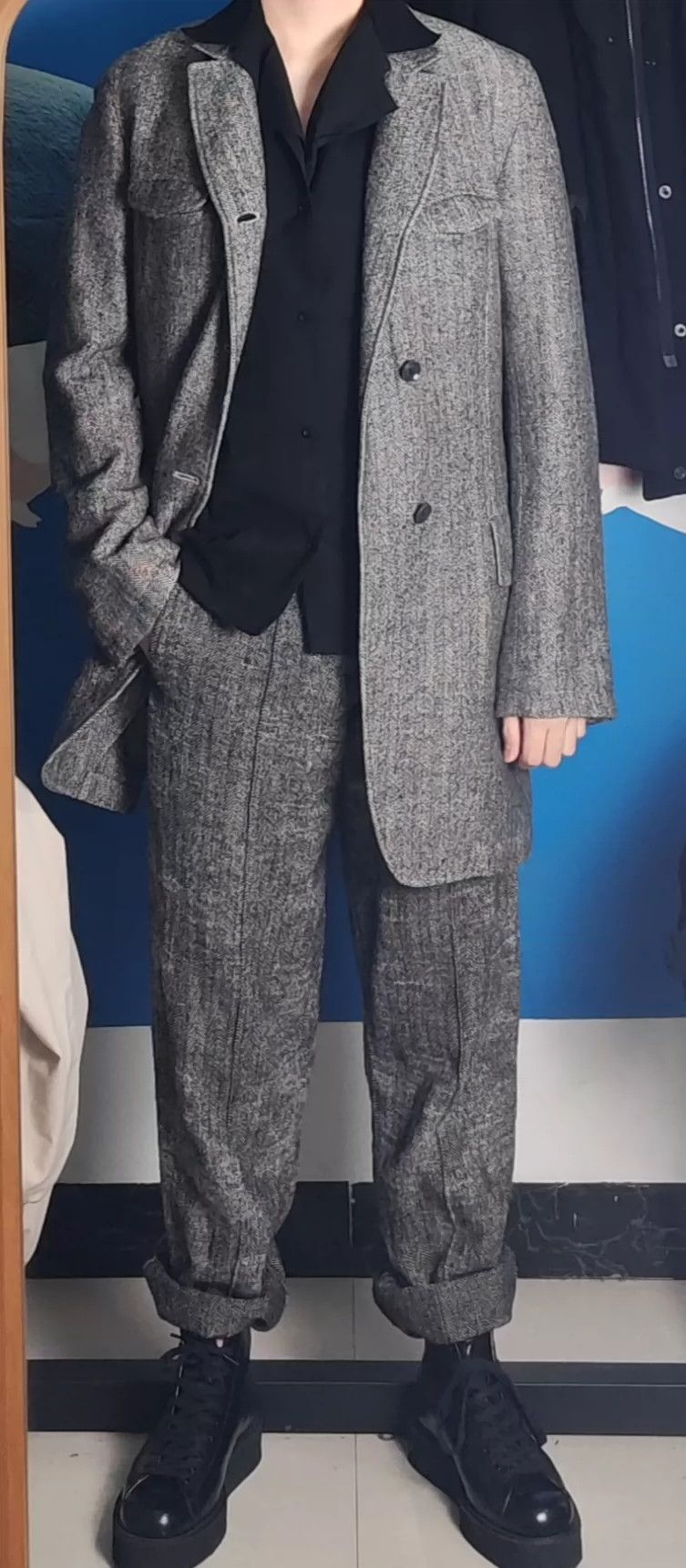 Yohji Yamamoto Yohji Yamamoto size 2 11aw Potion Erosion Pants 2503-Nextar Size US 28 / EU 44 - 8 Thumbnail