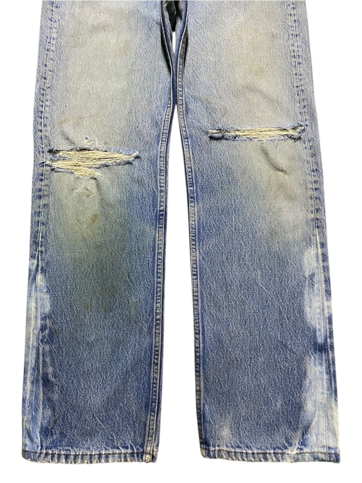 Levi's Levi’s 501 Distressed Light Wash Straight USA Vintage Size US 32 / EU 48 - 5 Thumbnail