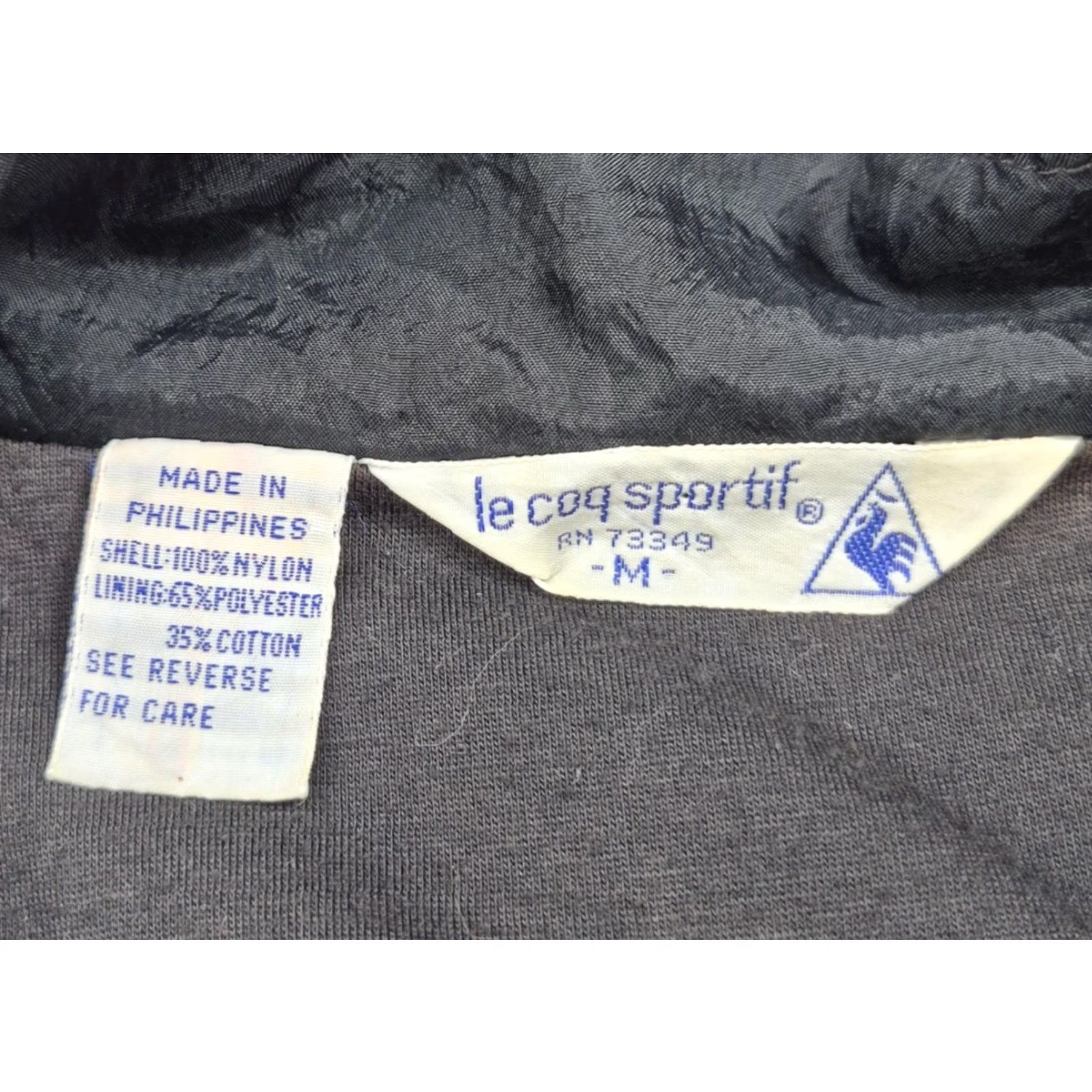 Le Coq Sportif VTG Le Coq Sportif Jacket Mens Medium Nylon Windbreaker Full Zip Lined Pockets Size US M / EU 48-50 / 2 - 7 Thumbnail
