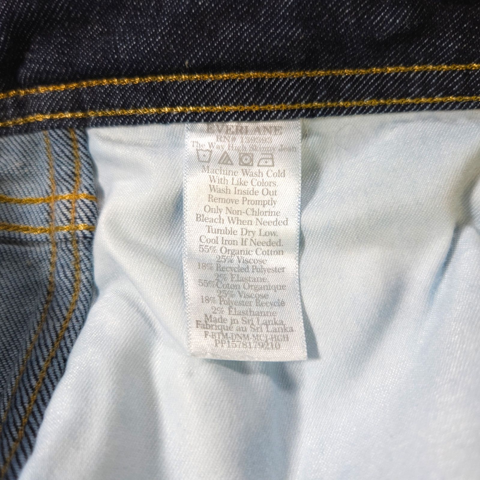 Everlane EUC Everlane The Way-High Skinny Jeans Sz. 226x28.50 Indigo Size 26" / US 2 / IT 38 - 12 Thumbnail