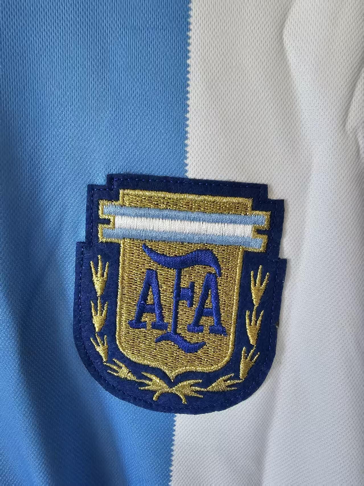 Other 1986 Argentina #10 Maradona Jersey Home Size US S / EU 44-46 / 1 - 4 Thumbnail