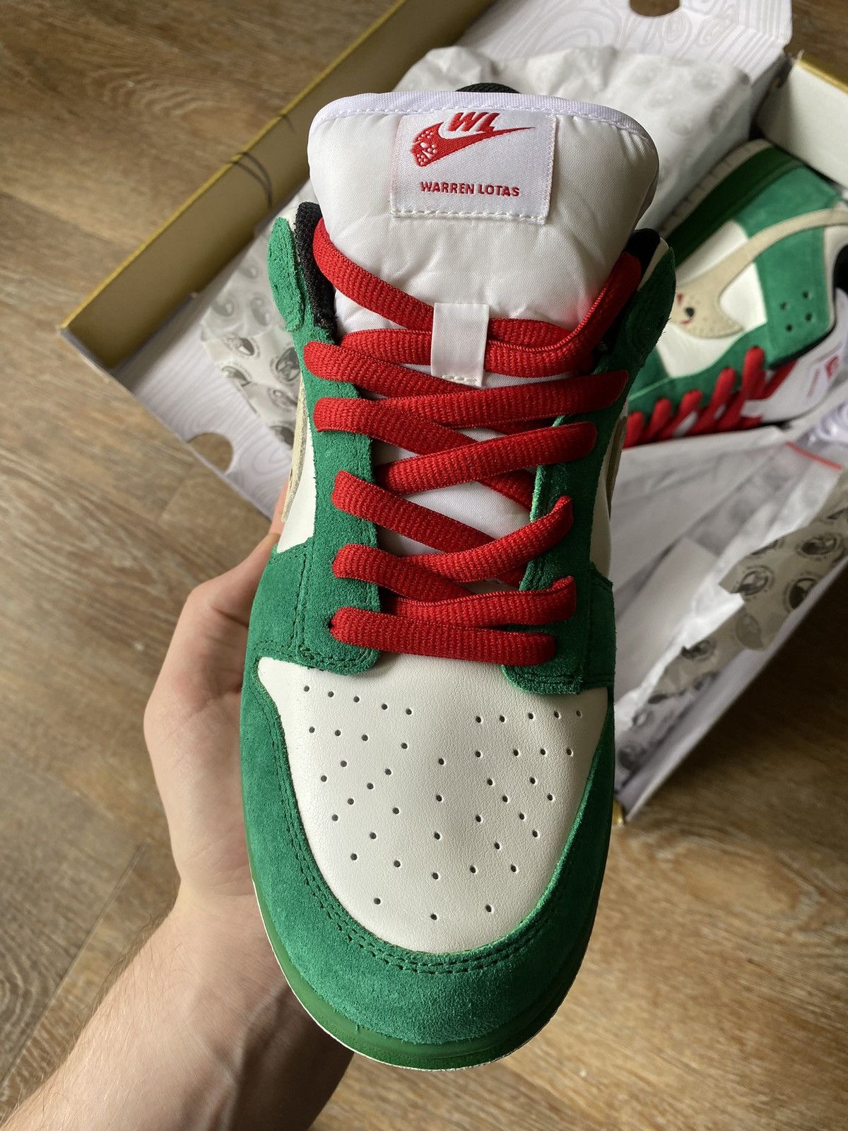 Warren Lotas Deadstock Warren Lotas Dunk Toxic Green Jason sneakers Size US 7 / EU 40 - 5 Thumbnail