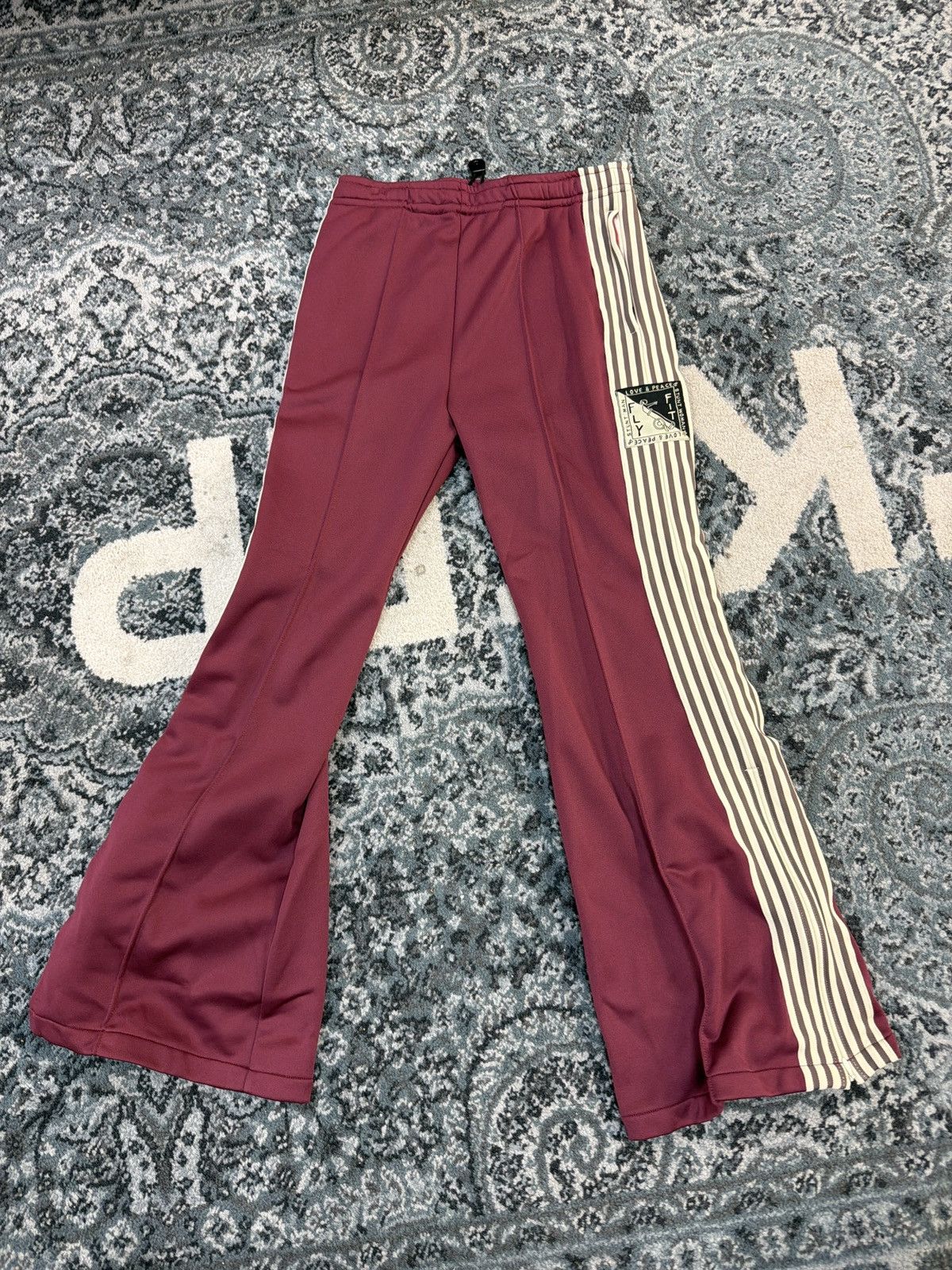 Kapital Kapital stuntman track pants burgundy Size US 30 / EU 46 - 1 Thumbnail