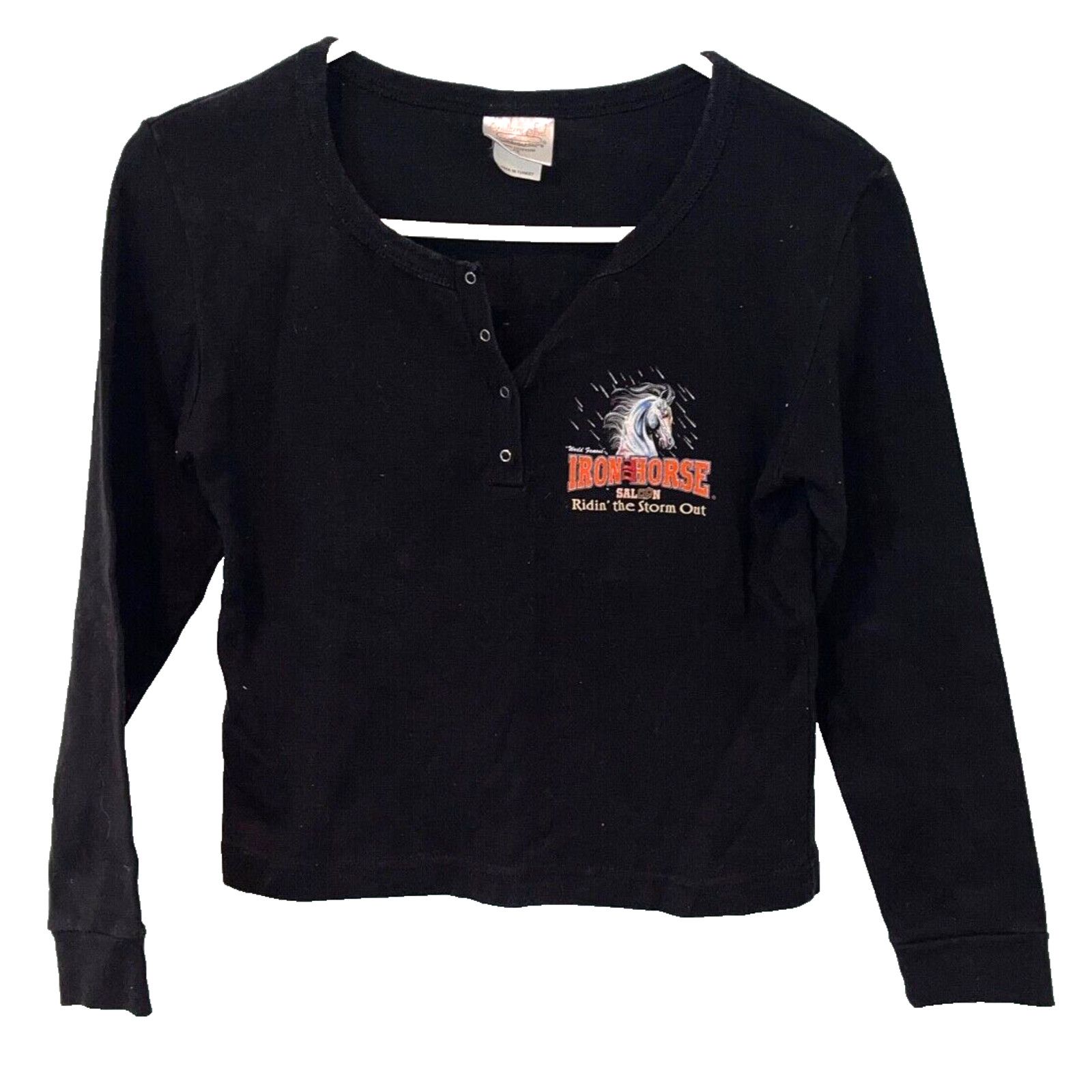 Other Iron Horse Saloon 2004 Biketoberfest Women's Sz. M Henley Size M / US 6-8 / IT 42-44 - 2 Thumbnail