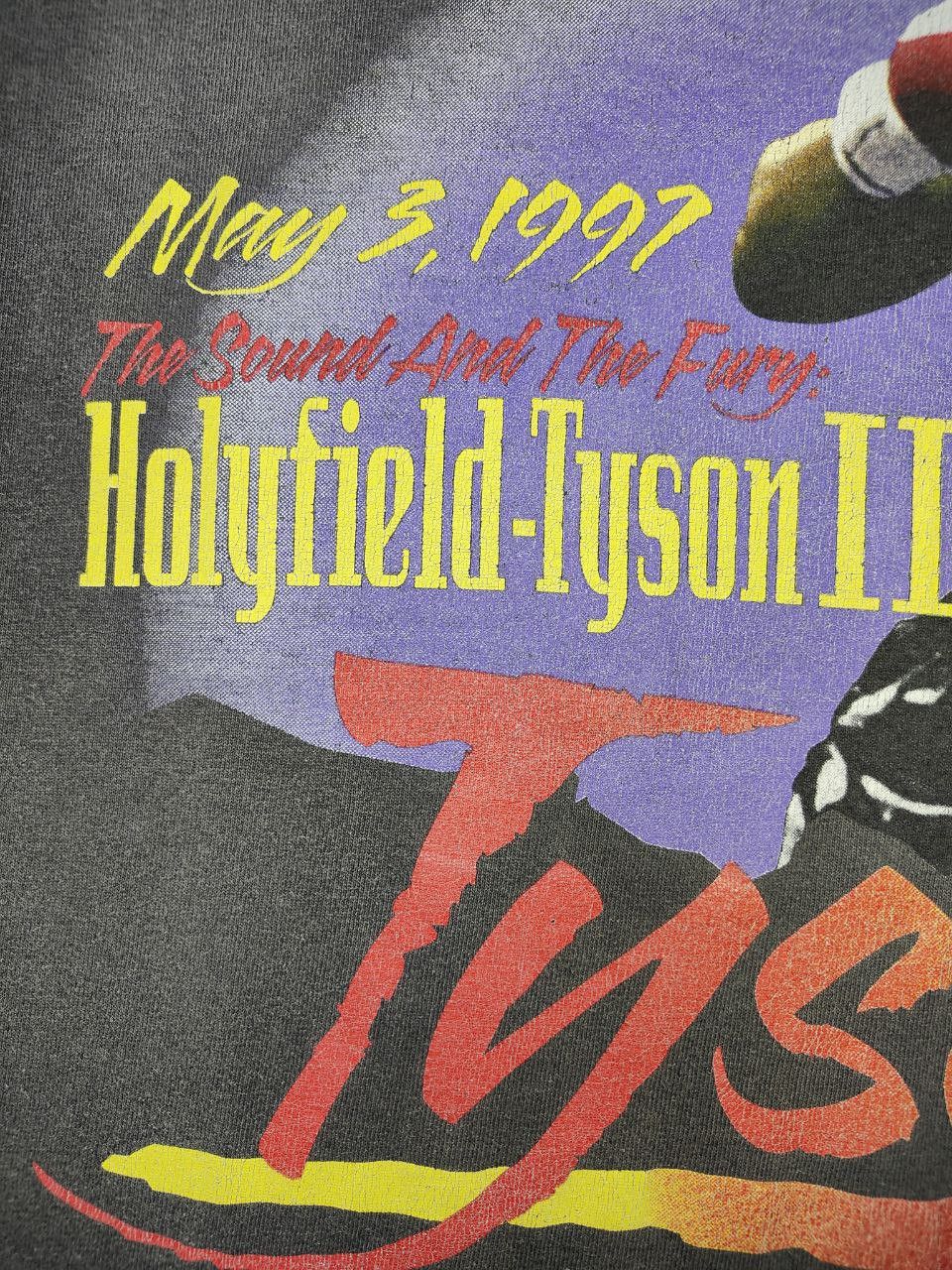Rap Tees 90s Vtg Mike Tyson Backhit print Sun Faded T Size US M / EU 48-50 / 2 - 10 Thumbnail