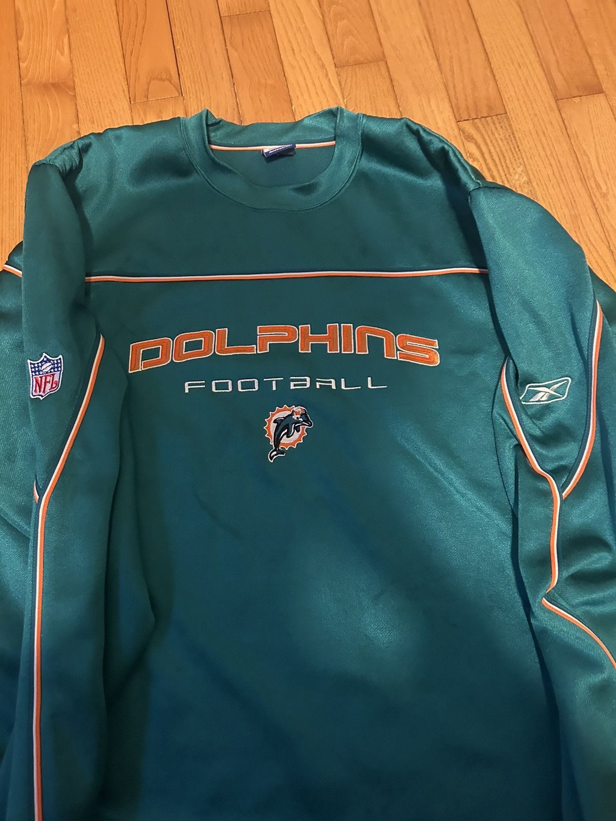 NFL × Reebok Miami Dolphins NFL crew neck Size US XXL / EU 58 / 5 - 4 Thumbnail