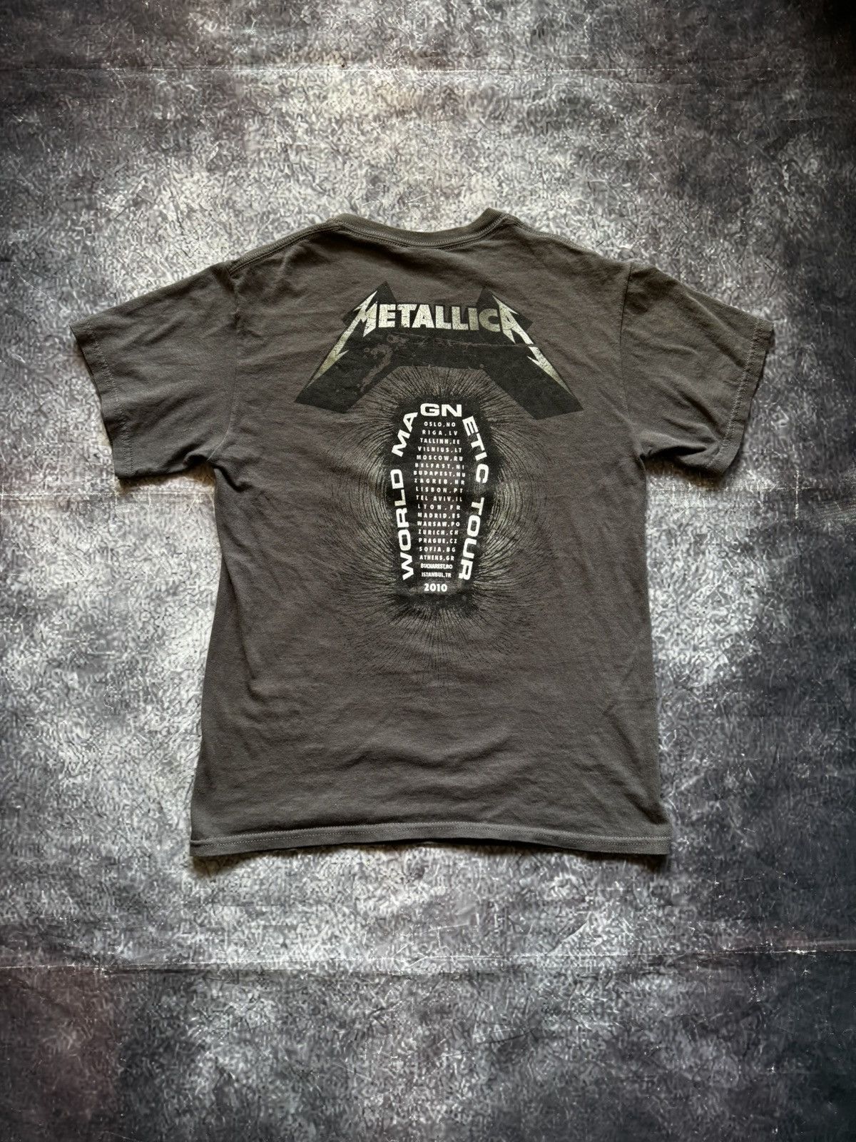 Gildan × Metallica × Vintage True Vintage Metallica 00s World Magnetic Tour 2010 Size US S / EU 44-46 / 1 - 6 Thumbnail