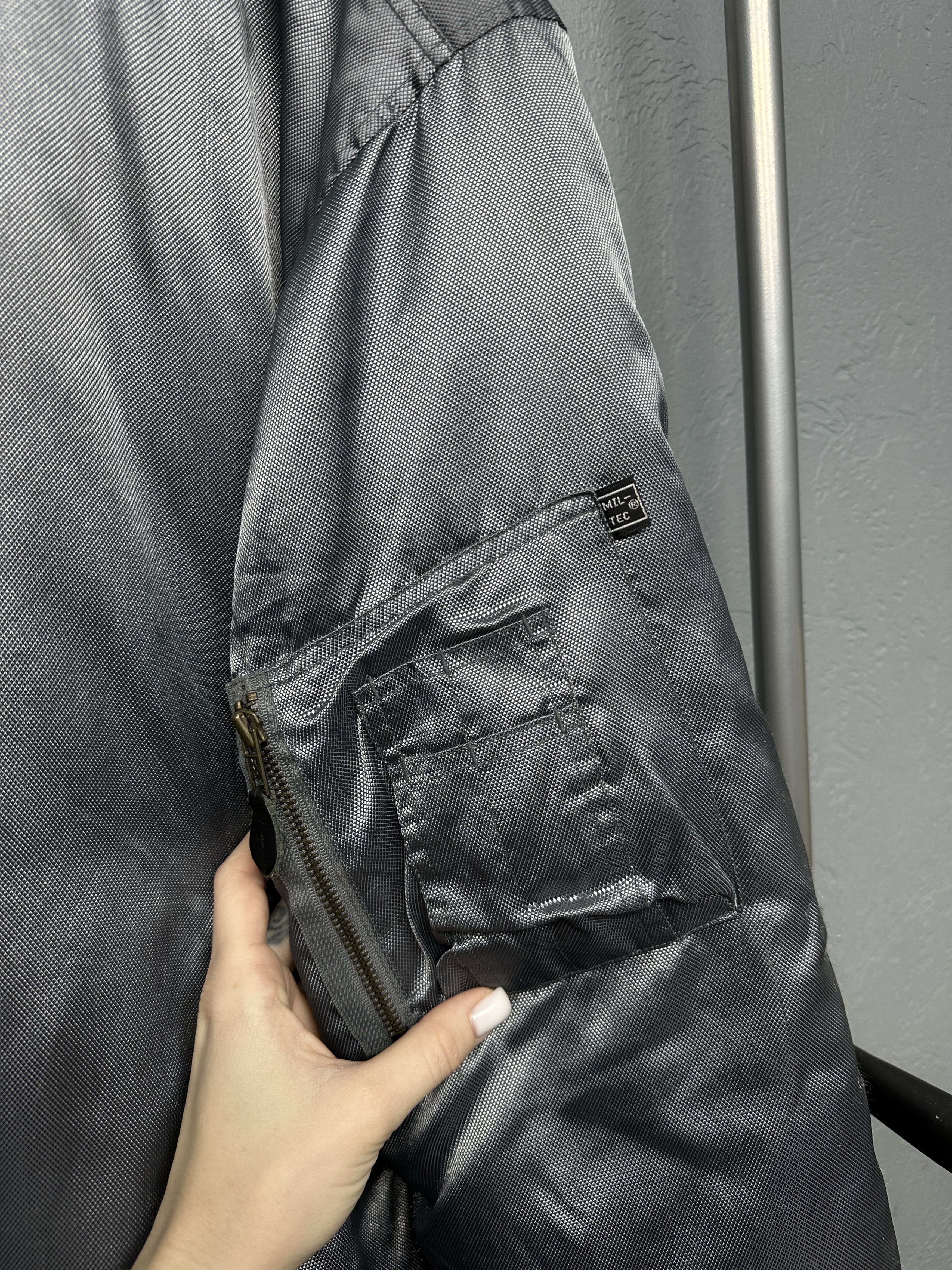 MIL-TEC Mil-Tec Vintage MA1 Pilot Air Force Nylon Bomber Jacket Size US XXL / EU 58 / 5 - 5 Thumbnail