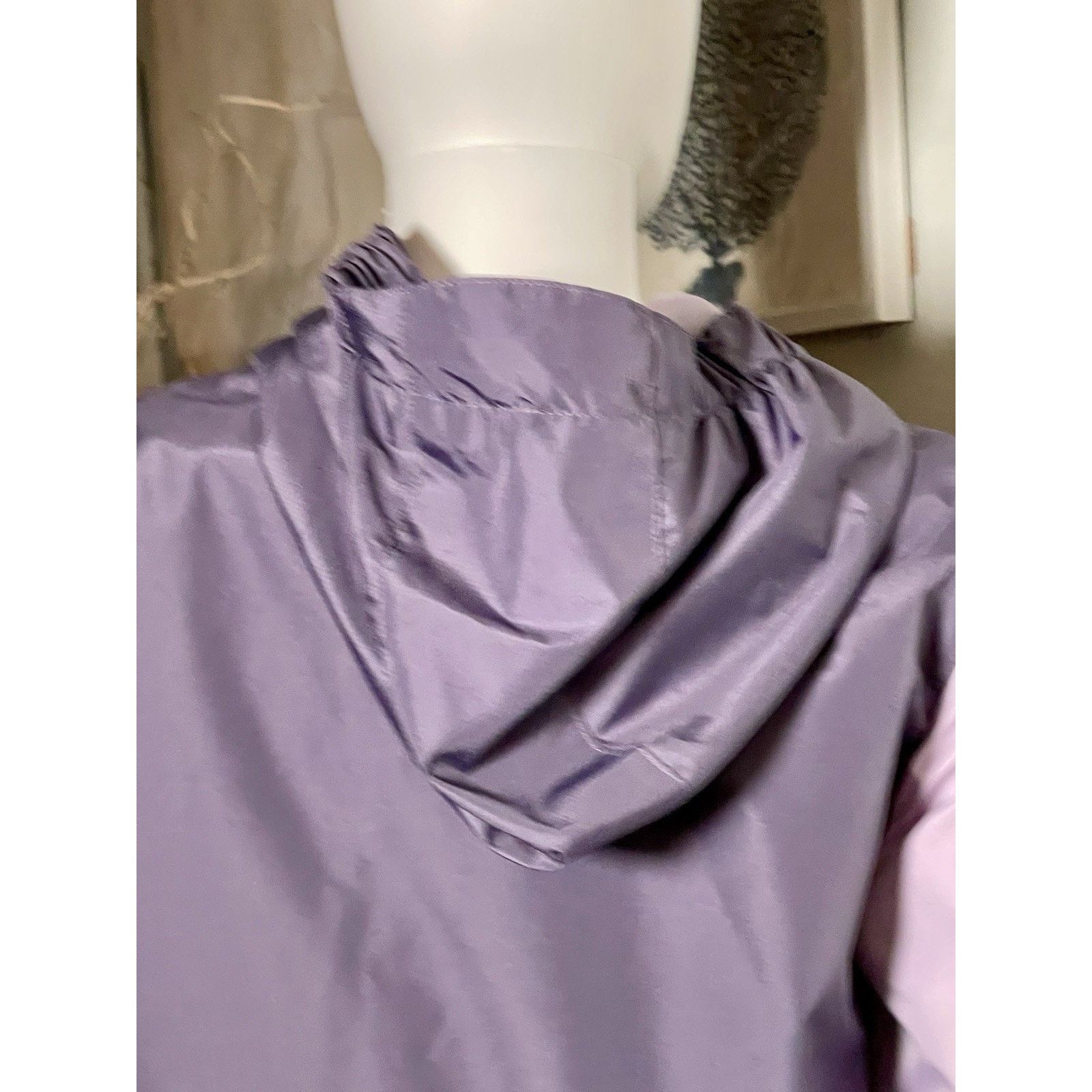 Eddie Bauer Blue Eddie Bauer Women's L Cloud Cap Full Zip Rain Jacket Size L / US 10 / IT 46 - 7 Thumbnail