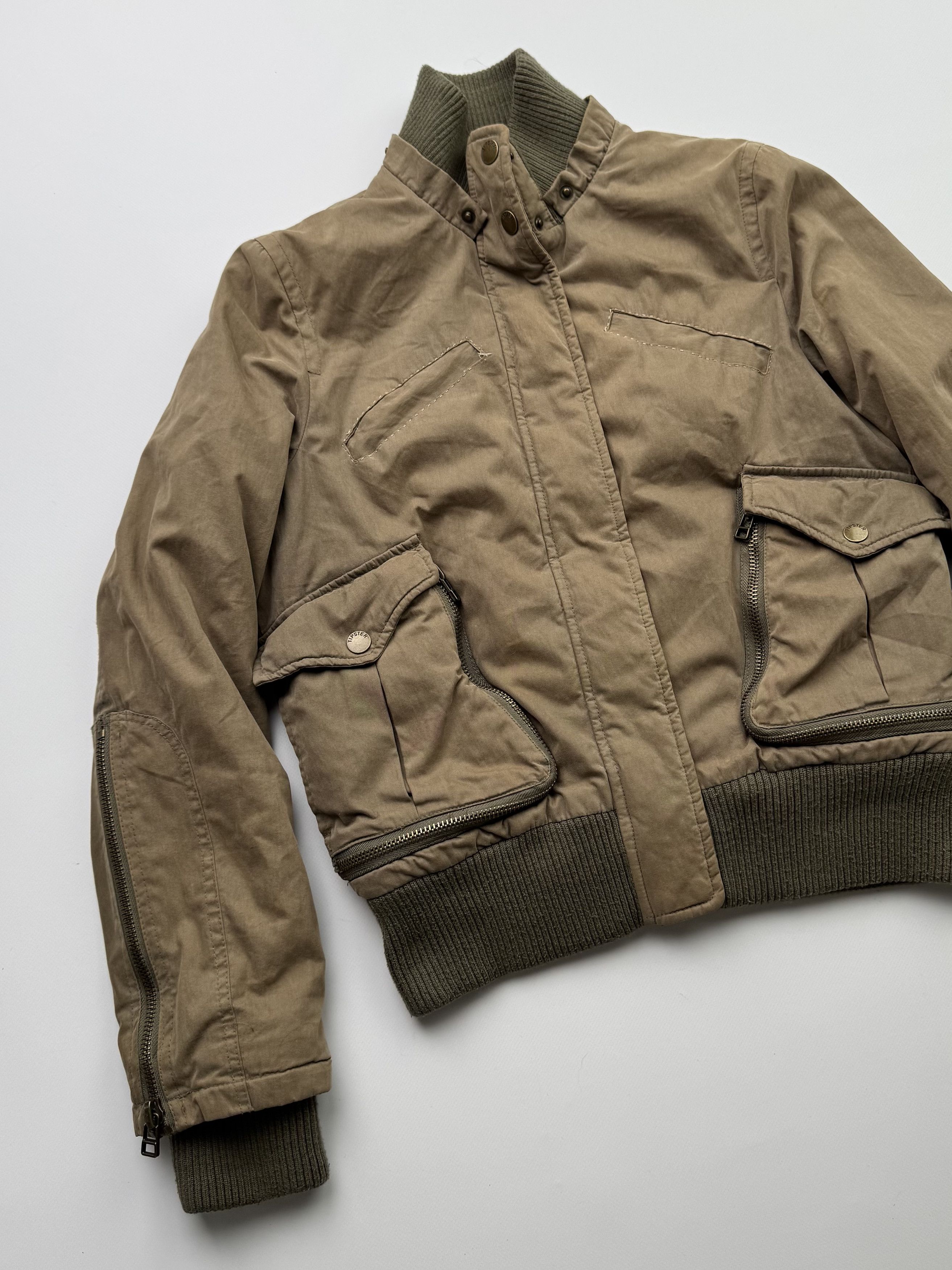 Japanese Brand Vintage Cropped Jacket With Zippers B616(V145)E2 Size US S / EU 44-46 / 1 - 2 Thumbnail