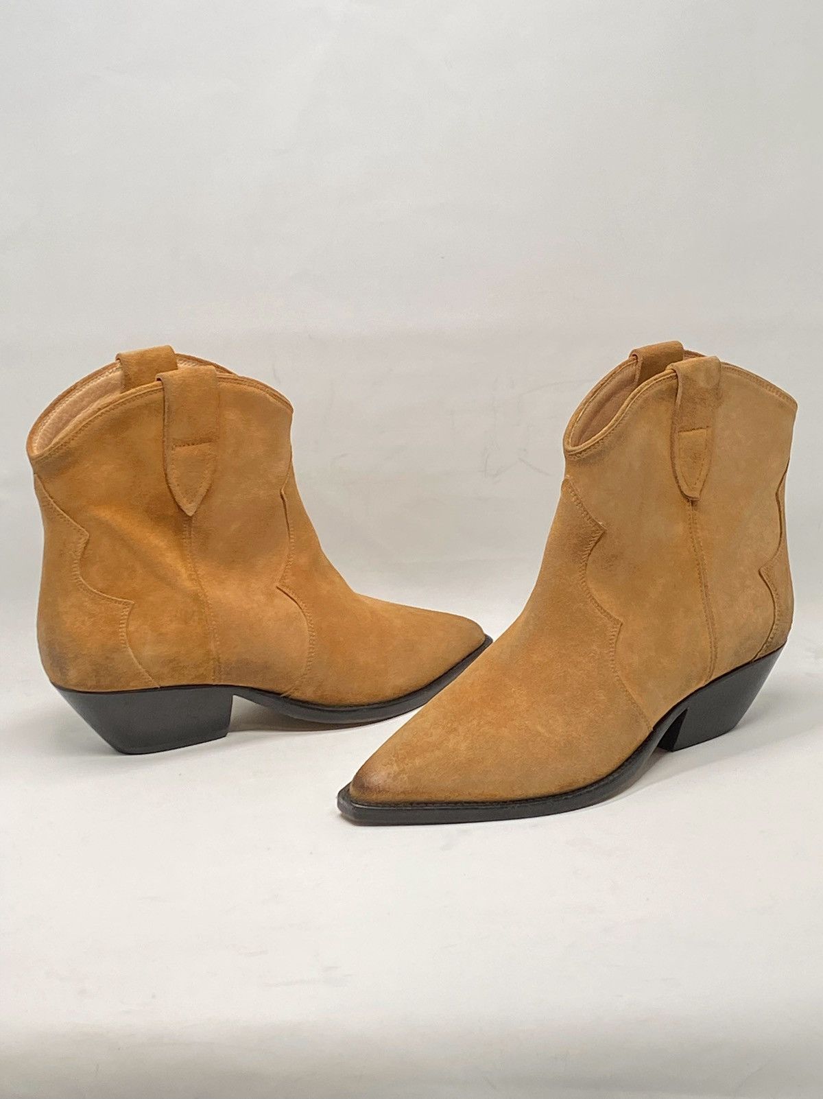 Isabel Marant Isabel Marant Dewina Suede Western Booties size 37 Size US 7 / IT 37 - 10 Thumbnail