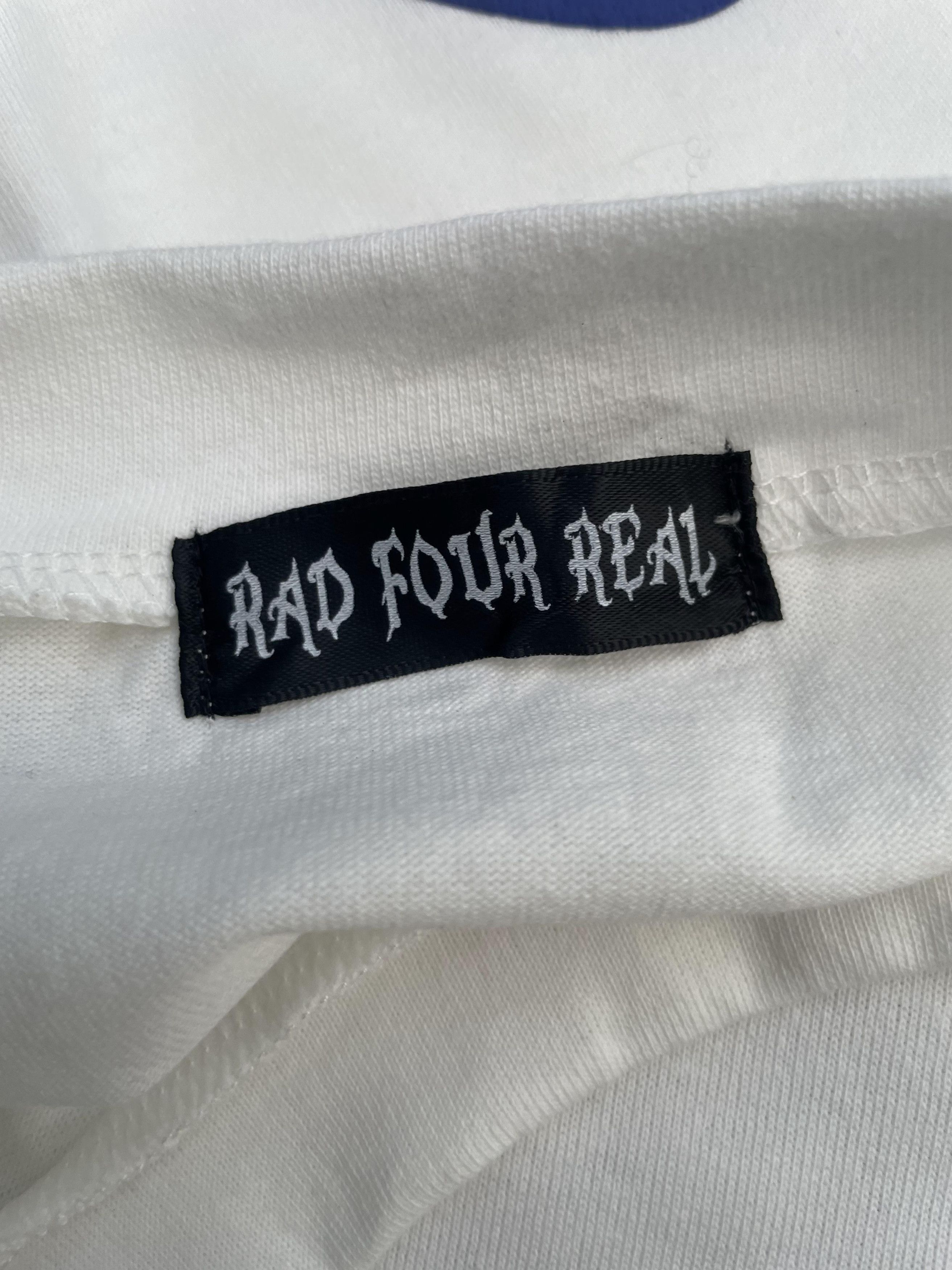 Japanese Brand Rad Four Real Tshirt Size US XXL / EU 58 / 5 - 7 Thumbnail