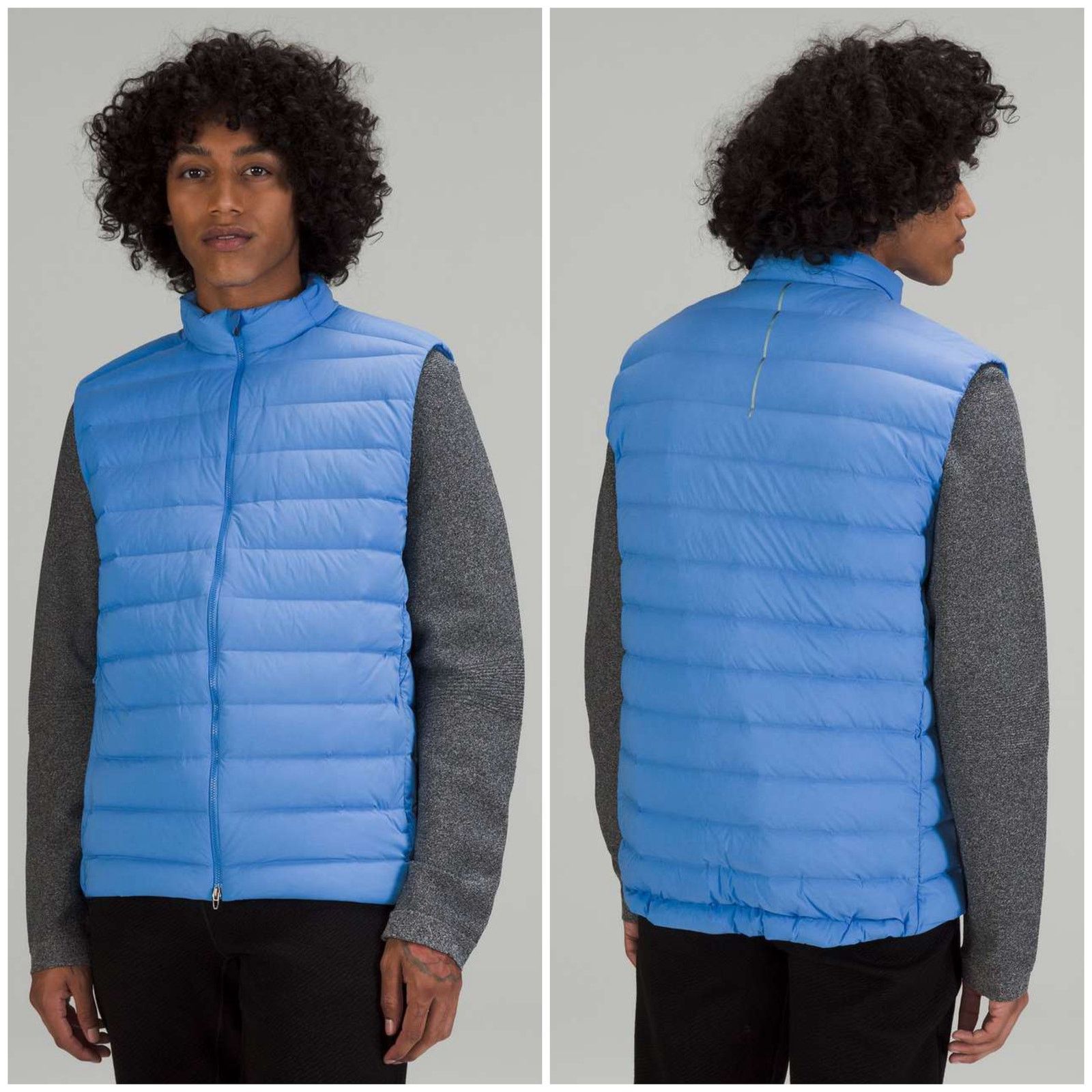 Lululemon Lululemon Navigation Down Vest Blue Nile XL 700 Goose Puffer Size US XL / EU 56 / 4 - 1 Thumbnail