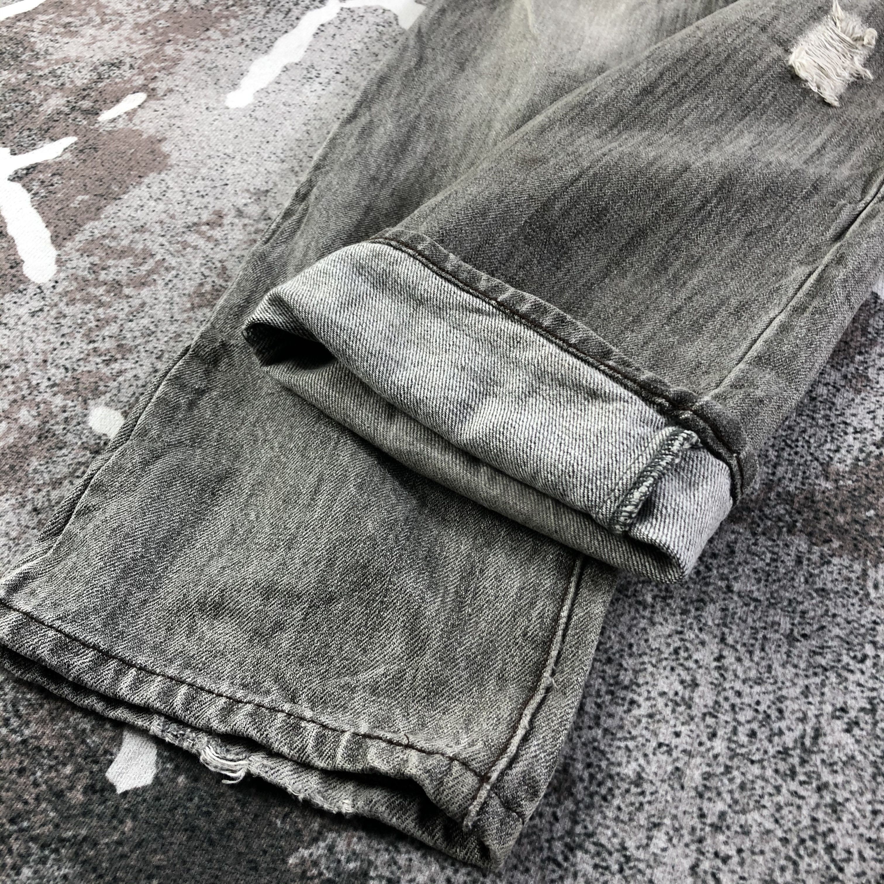 Schlussel Schlussel Jeans Distressed Faded Gay Denim KJ1631 Size US 30 / EU 46 - 6 Thumbnail