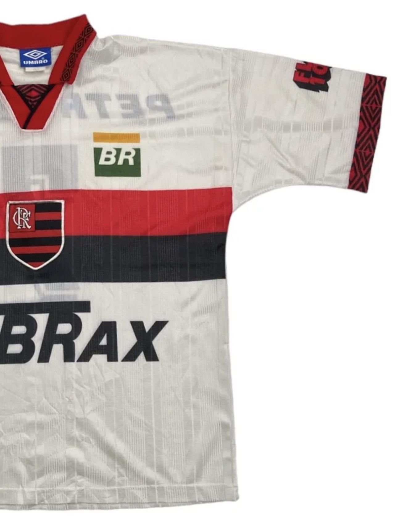 Umbro Vintage Flamingo FC Brasil 90’s Jersey Size US L / EU 52-54 / 3 - 3 Thumbnail