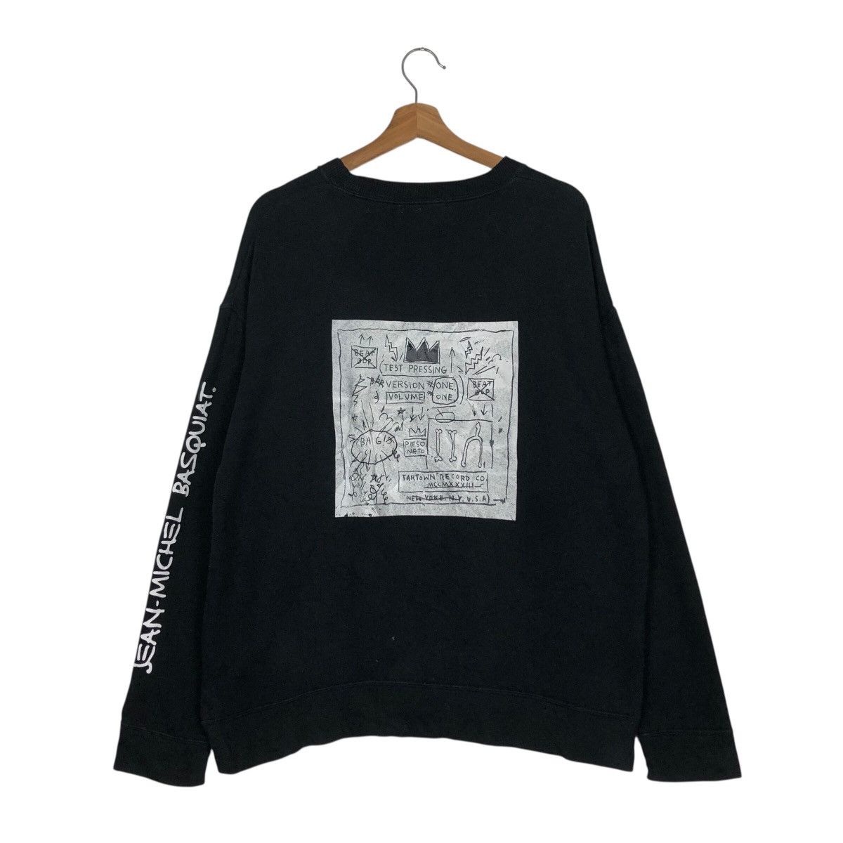 Jean-Michel Basquiat 📌Long Sleeve Sweatshirt Jean Michel Basquit Big Logo Size US M / EU 48-50 / 2 - 9 Thumbnail