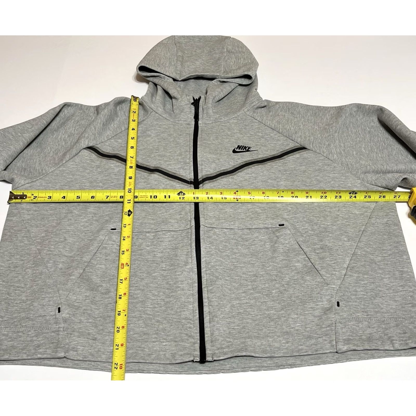 Nike Nike Sportswear Tech Fleece Windrunner Full-zip Hoodie CW4298-063 Women's 2XL Gray Size XXL / US 16-18 / IT 52-54 - 4 Thumbnail