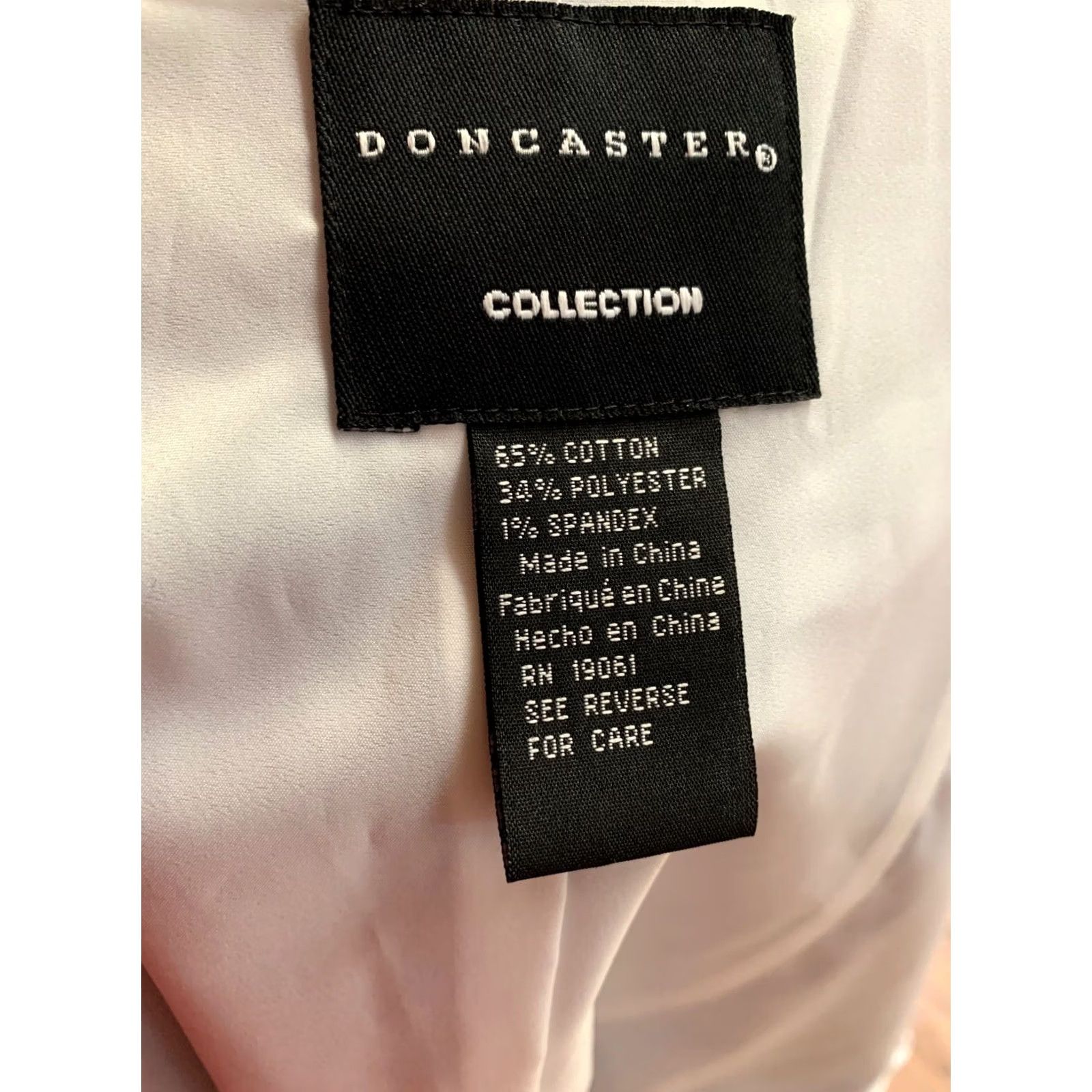 Vintage Doncaster Collection Womens Full Zip Cropped Jacket Mock Neck Short Sleeve Blue Size 6 Size 28" / US 6 / IT 42 - 5 Thumbnail