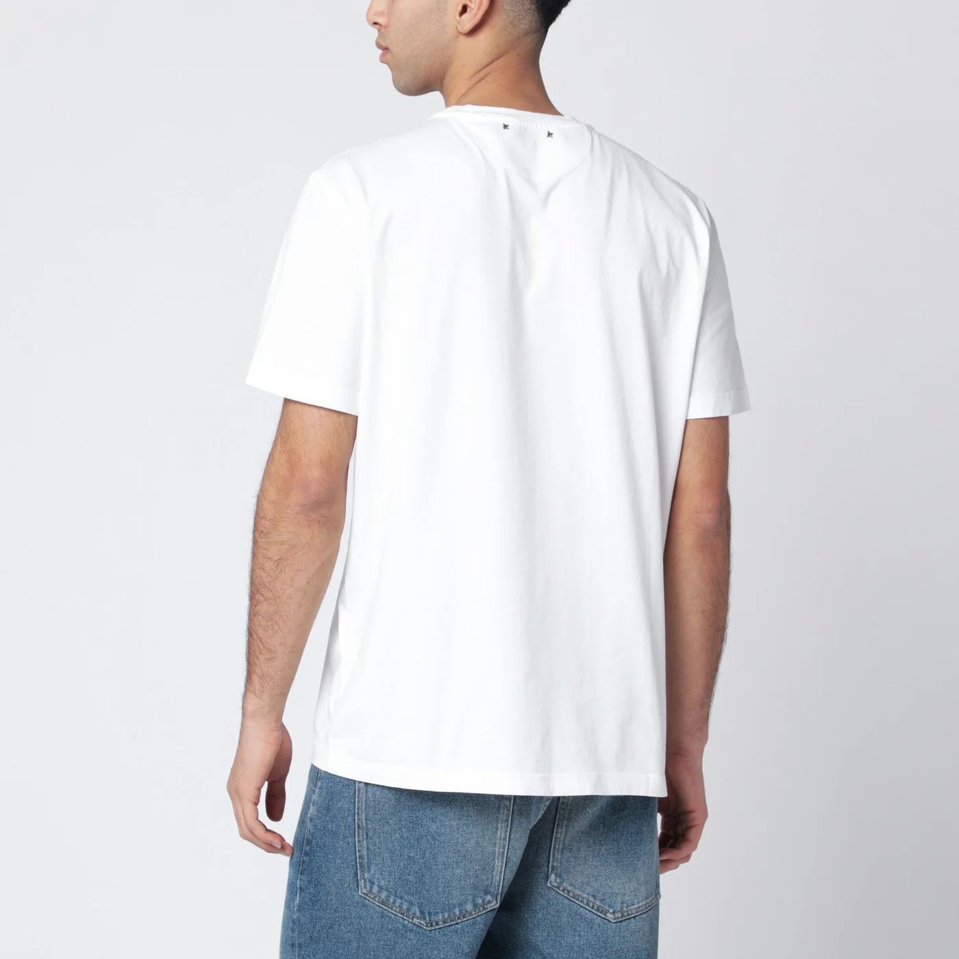 Golden Goose o1d2blof0426 Cotton Short Sleeve T-Shirt in White Size US S / EU 44-46 / 1 - 3 Thumbnail